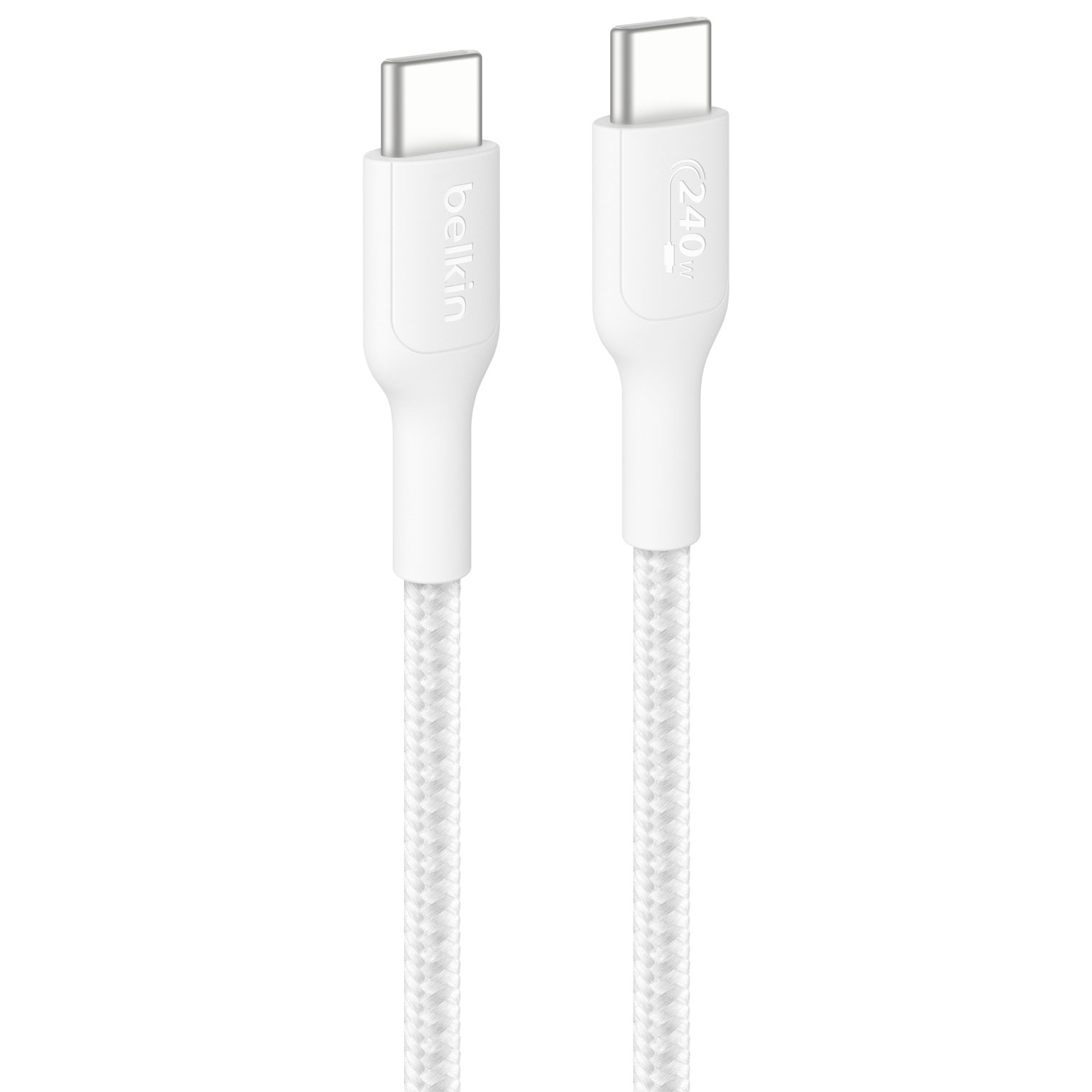 Belkin BoostCharge Pro 2m Braided USB-C Cable - White