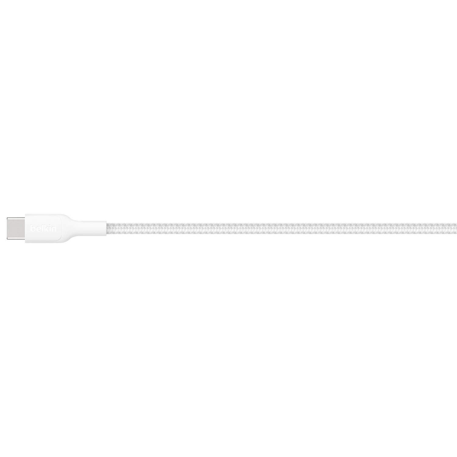 Câble tissé USB-A à USB-C de 1 m BoostCharge Pro de Belkin - Blanc