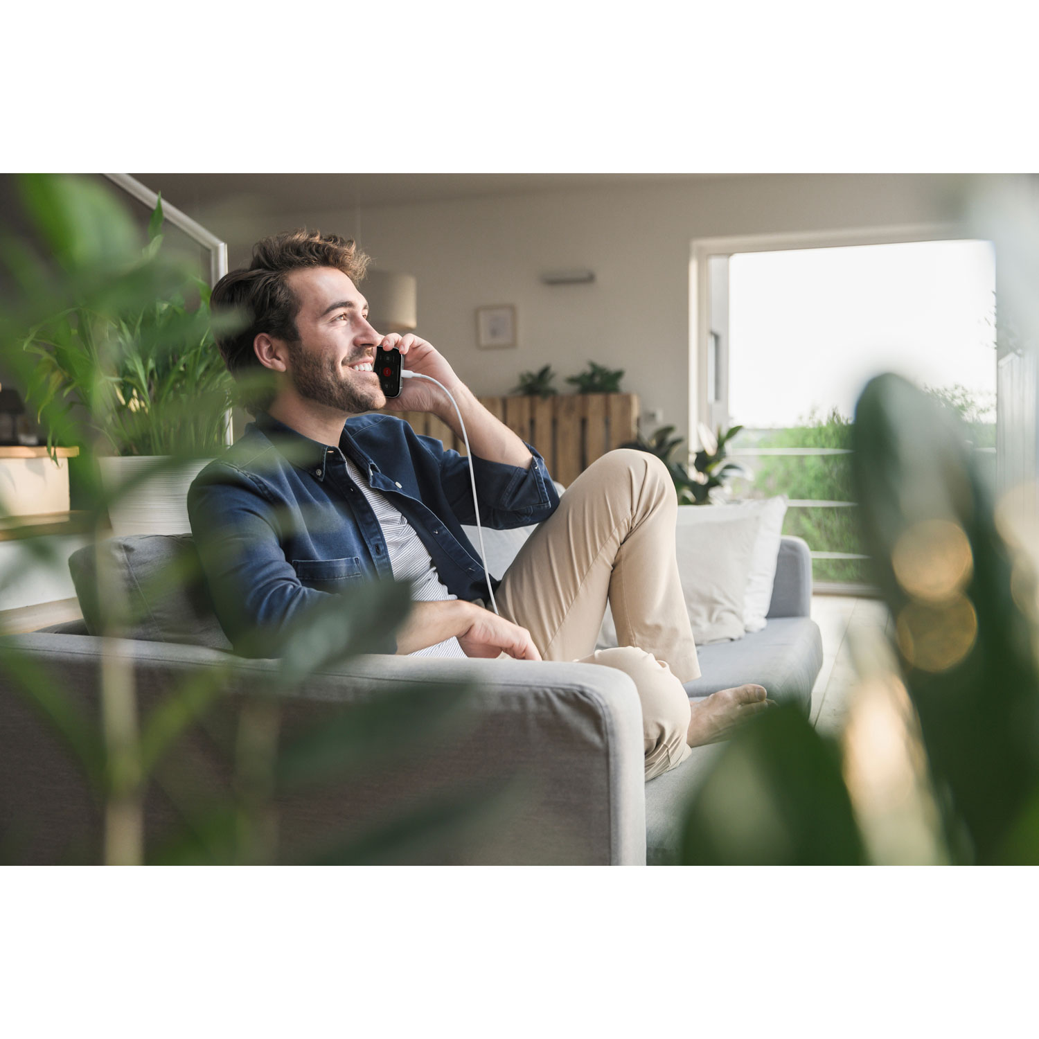 Câble tissé USB-A à USB-C de 1 m BoostCharge Pro de Belkin - Blanc