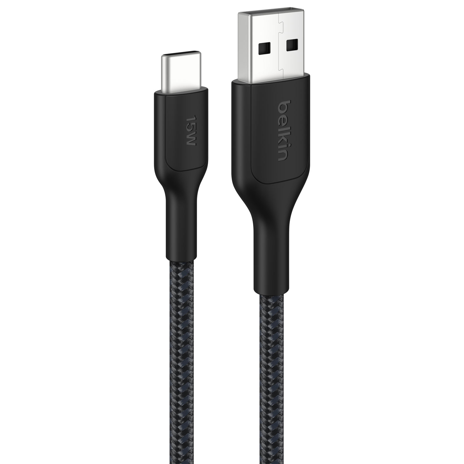 Belkin BoostCharge Pro 3m (10 ft.) Braided USB-A/USB-C Cable - Black