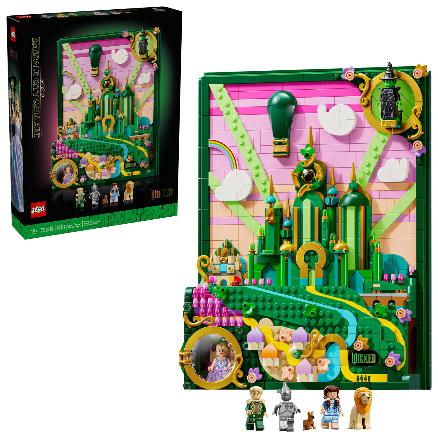 LEGO Wicked : Le Tableau d'Emerald City - 1518 pièces