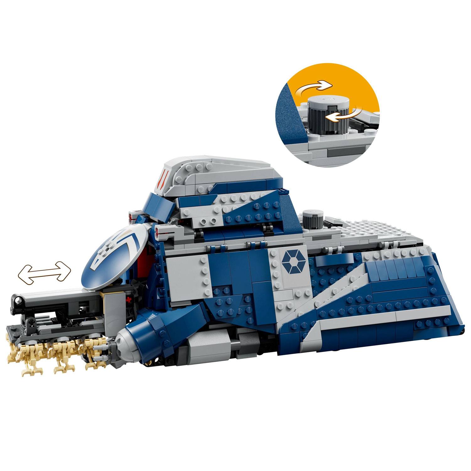 LEGO Star Wars: Battle of Felucia Separatist MTT - 976 Pieces