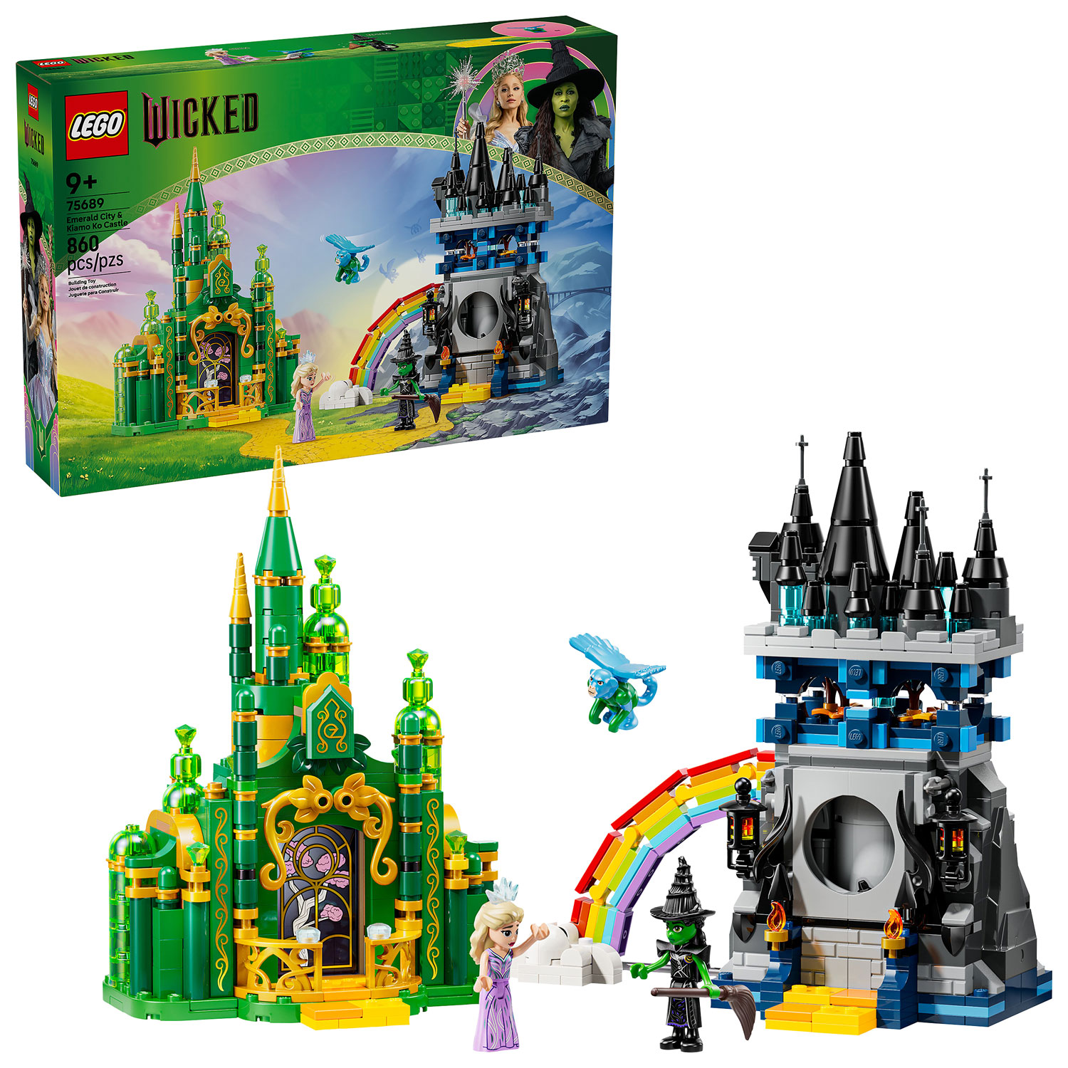 LEGO Wicked : Emerald City et le Château de Kiamo Ko - 860 pièces