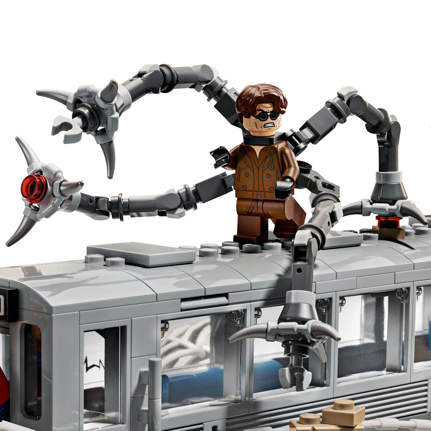 LEGO Marvel : La scène du métro avec Spider-Man et Doc Ock - 393 pièces