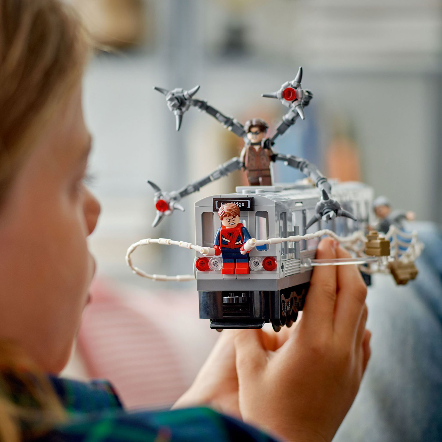 LEGO Marvel : La scène du métro avec Spider-Man et Doc Ock - 393 pièces