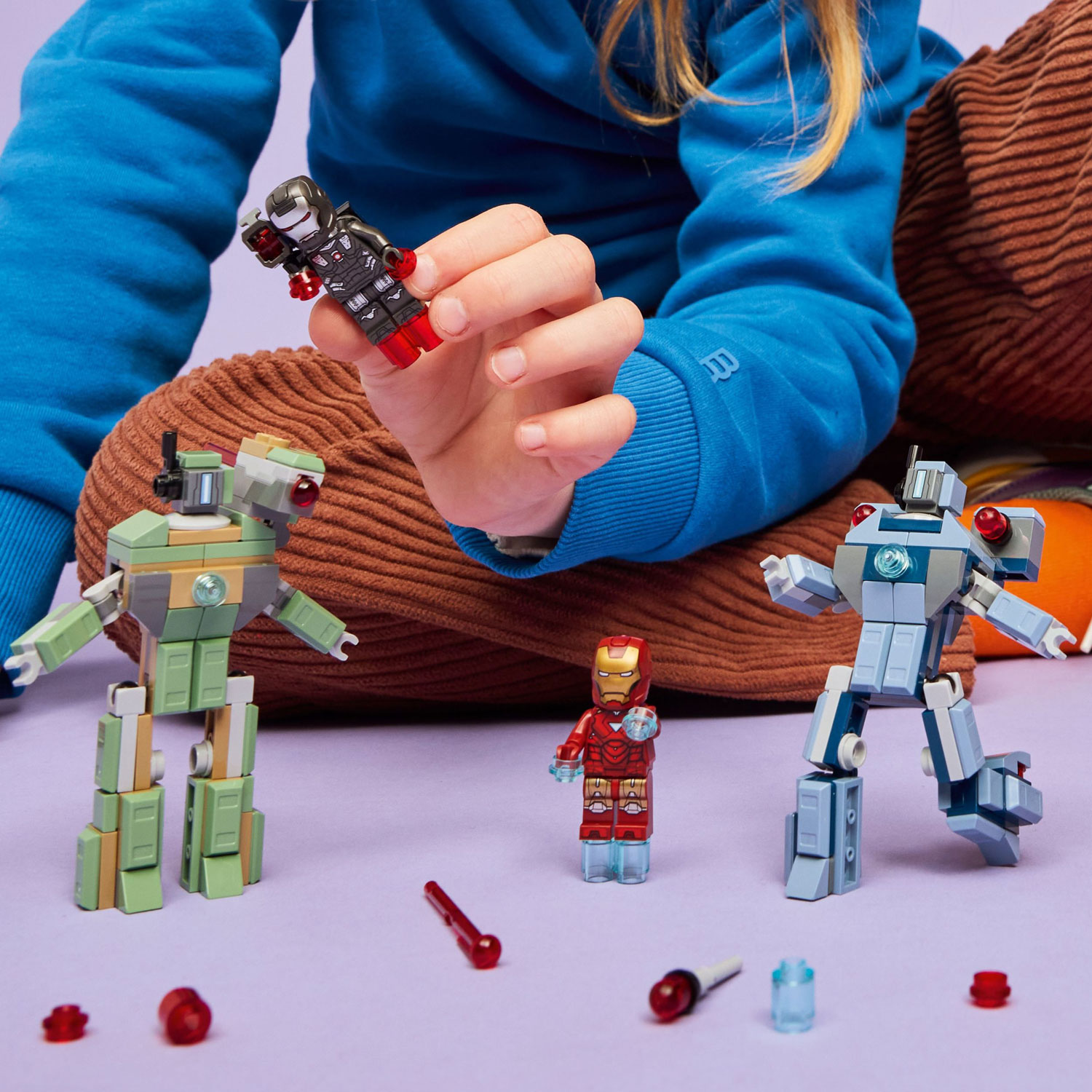 LEGO Marvel : Iron Man et War Machine contre les Hammer Drones - 204 pièces