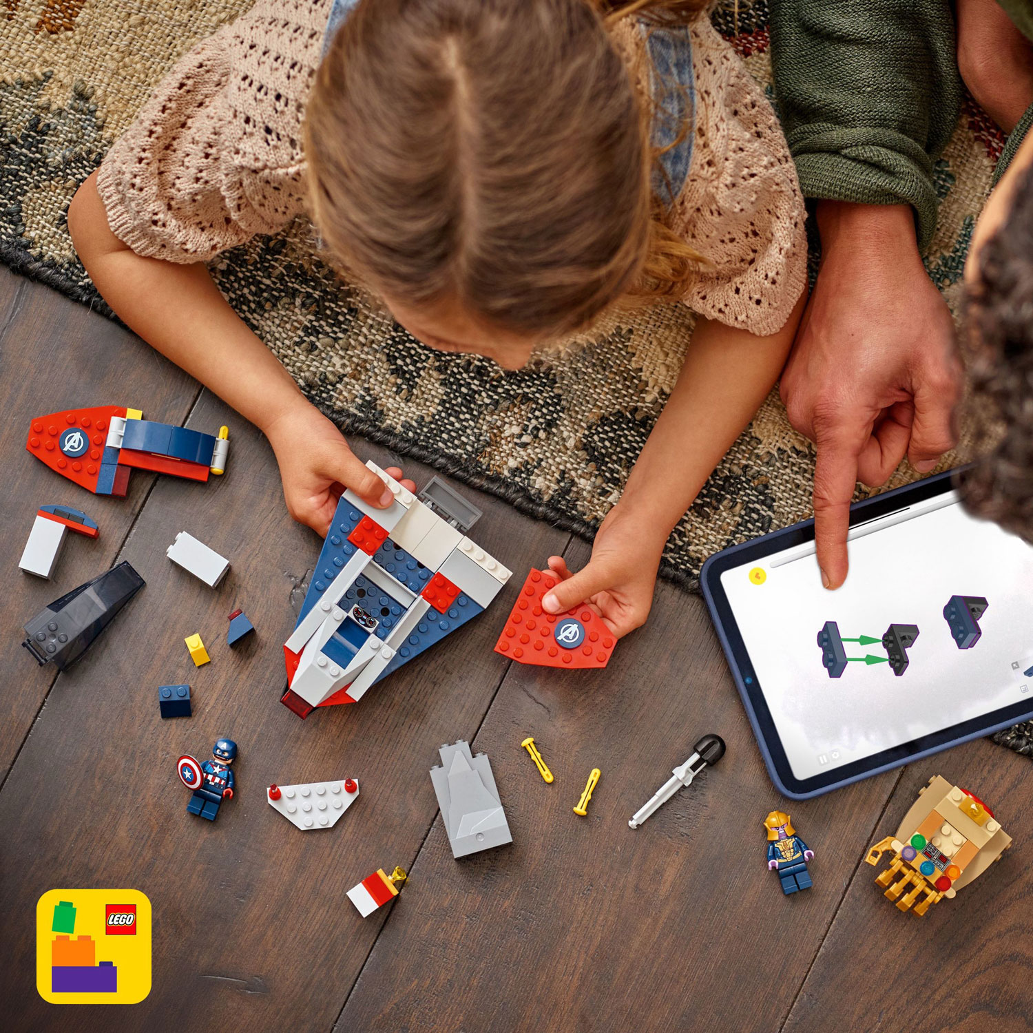 LEGO Marvel: Captain America vs. Thanos - 107 Pieces