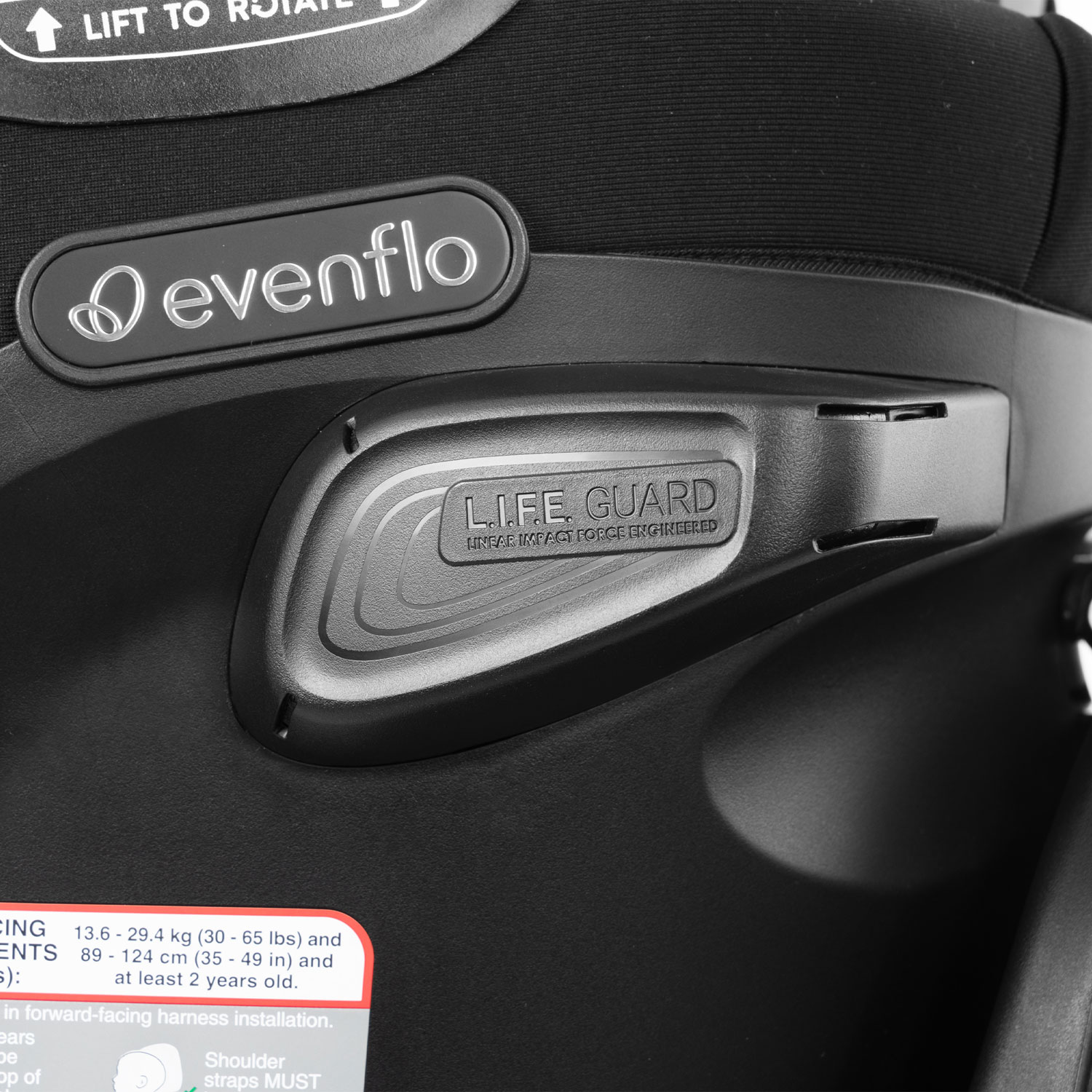 Evenflo Revolve360 Rotational 3-in-1 Convertible High-back Booster Car Seat - Amherst