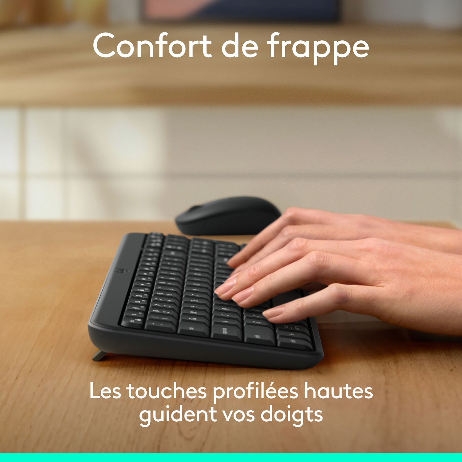 Ensemble clavier et souris sans fil MK250 de Logitech - Noir - Anglais