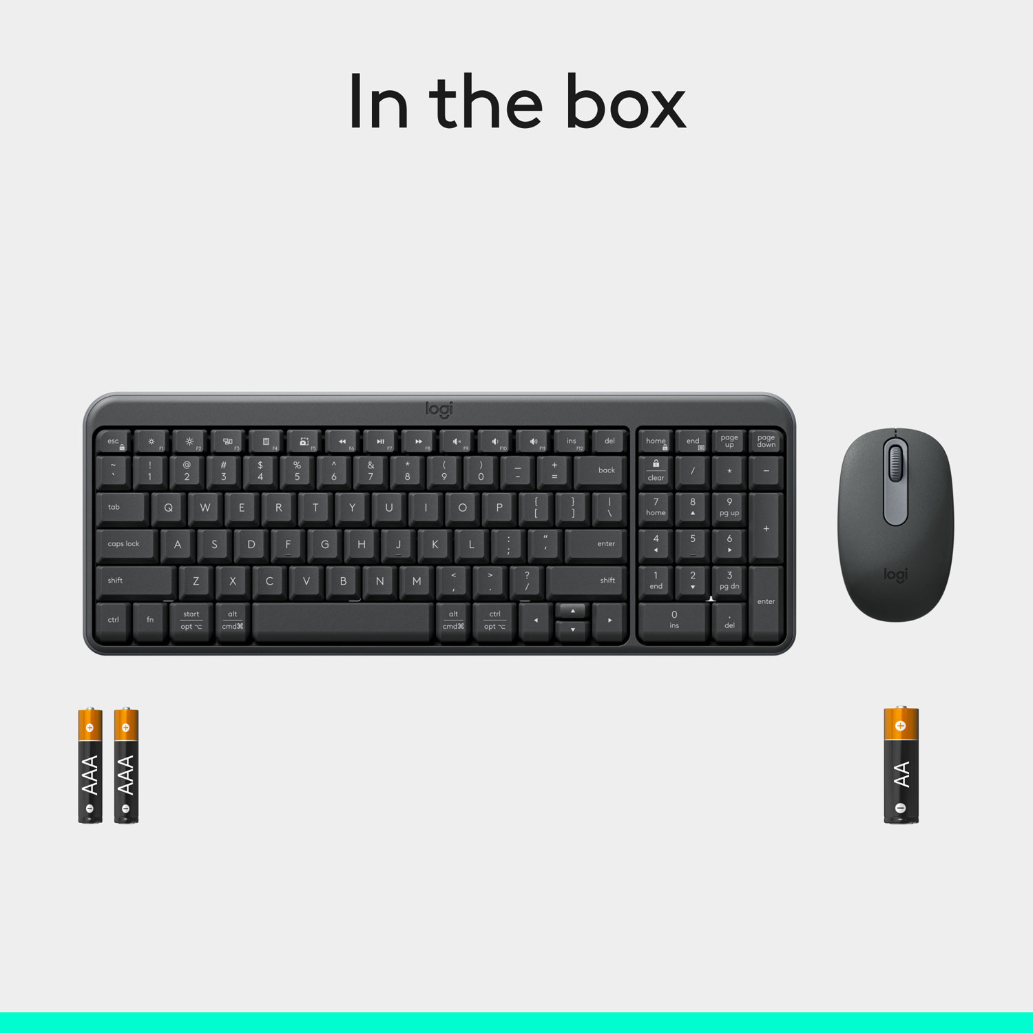 Ensemble clavier et souris sans fil MK250 de Logitech - Noir - Anglais