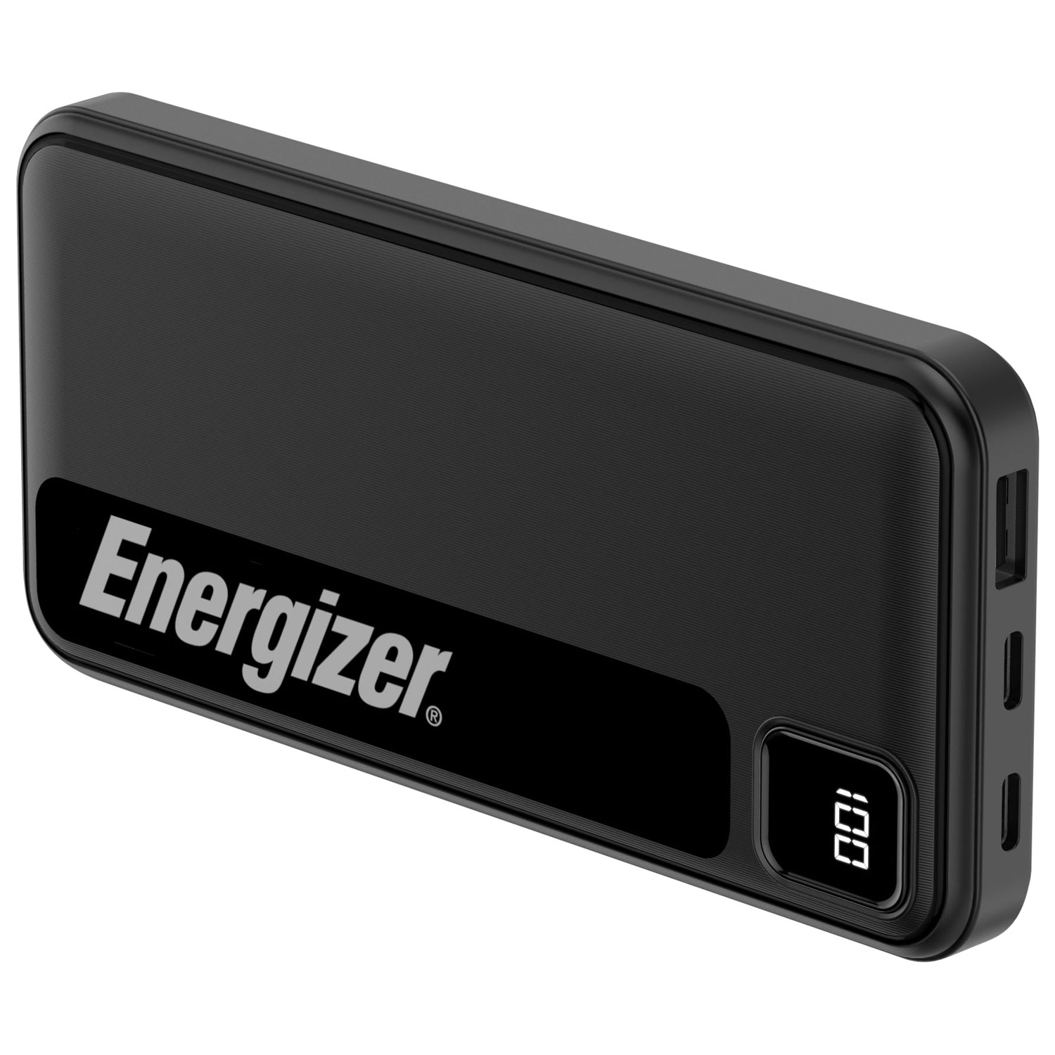 Chargeur portable USB-C/USB-A de 10 000 mAh MAX d'Energizer - Noir