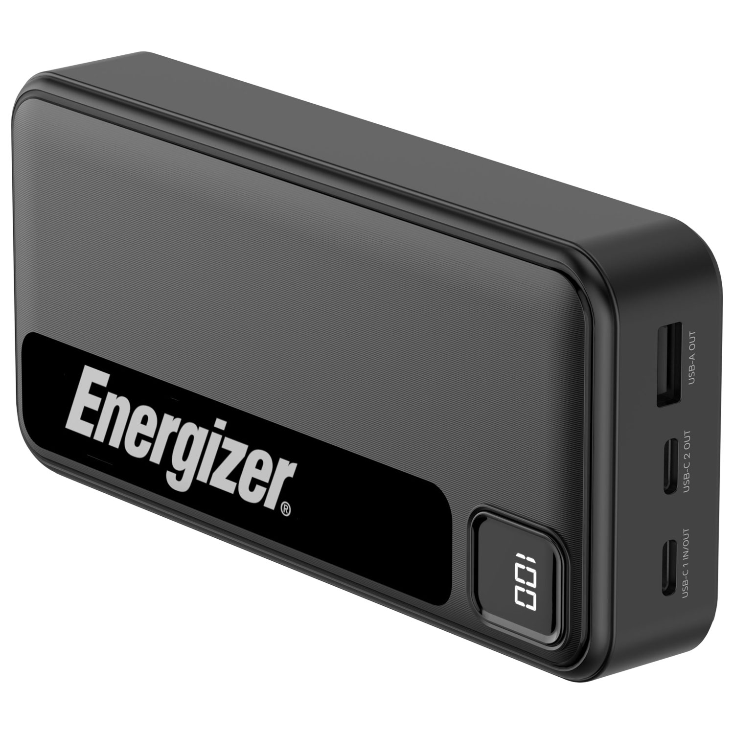Chargeur portable USB-C/USB-A de 20000 mAh MAX d'Energizer - Noir
