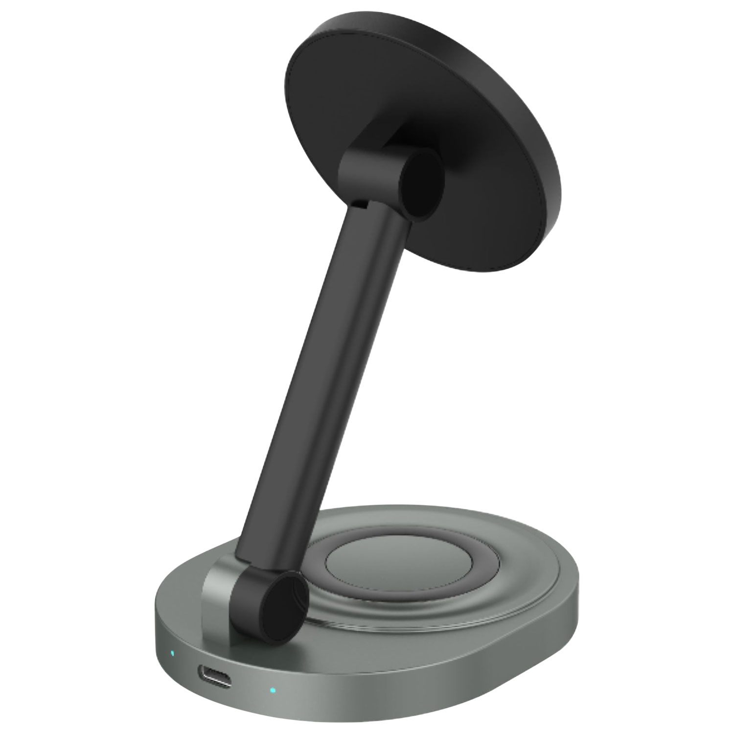 Station de chargement sans fil Qi 2-en-1 de 15 W d'Energizer - Noir