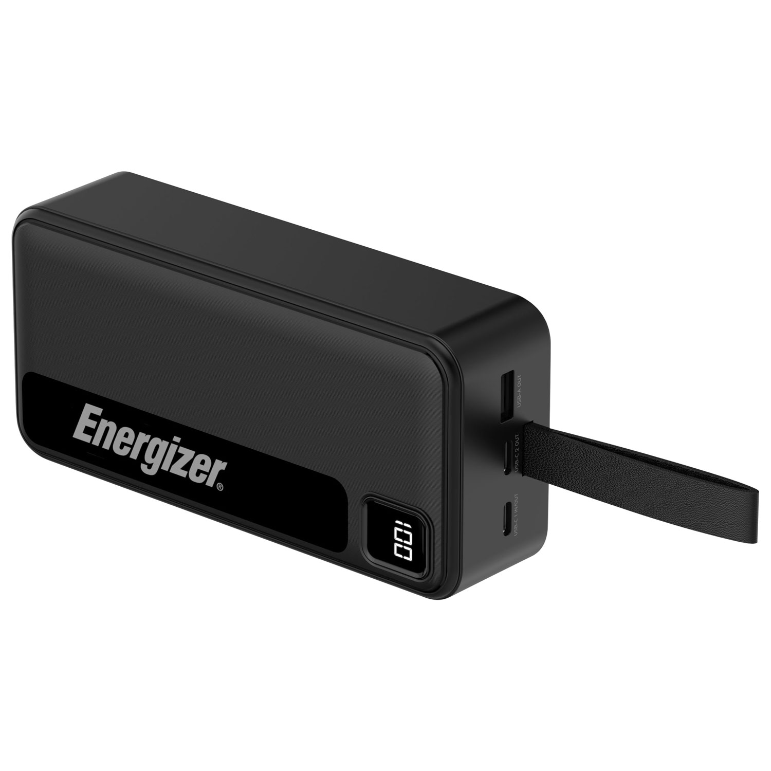 Chargeur portable USB-C/USB-A de 30000 mAh MAX d'Energizer - Noir