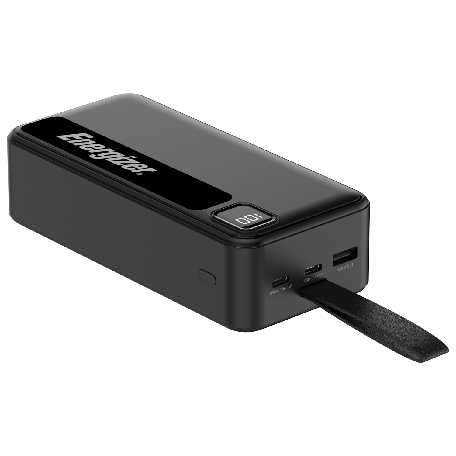 Chargeur portable USB-C/USB-A de 30000 mAh MAX d'Energizer - Noir