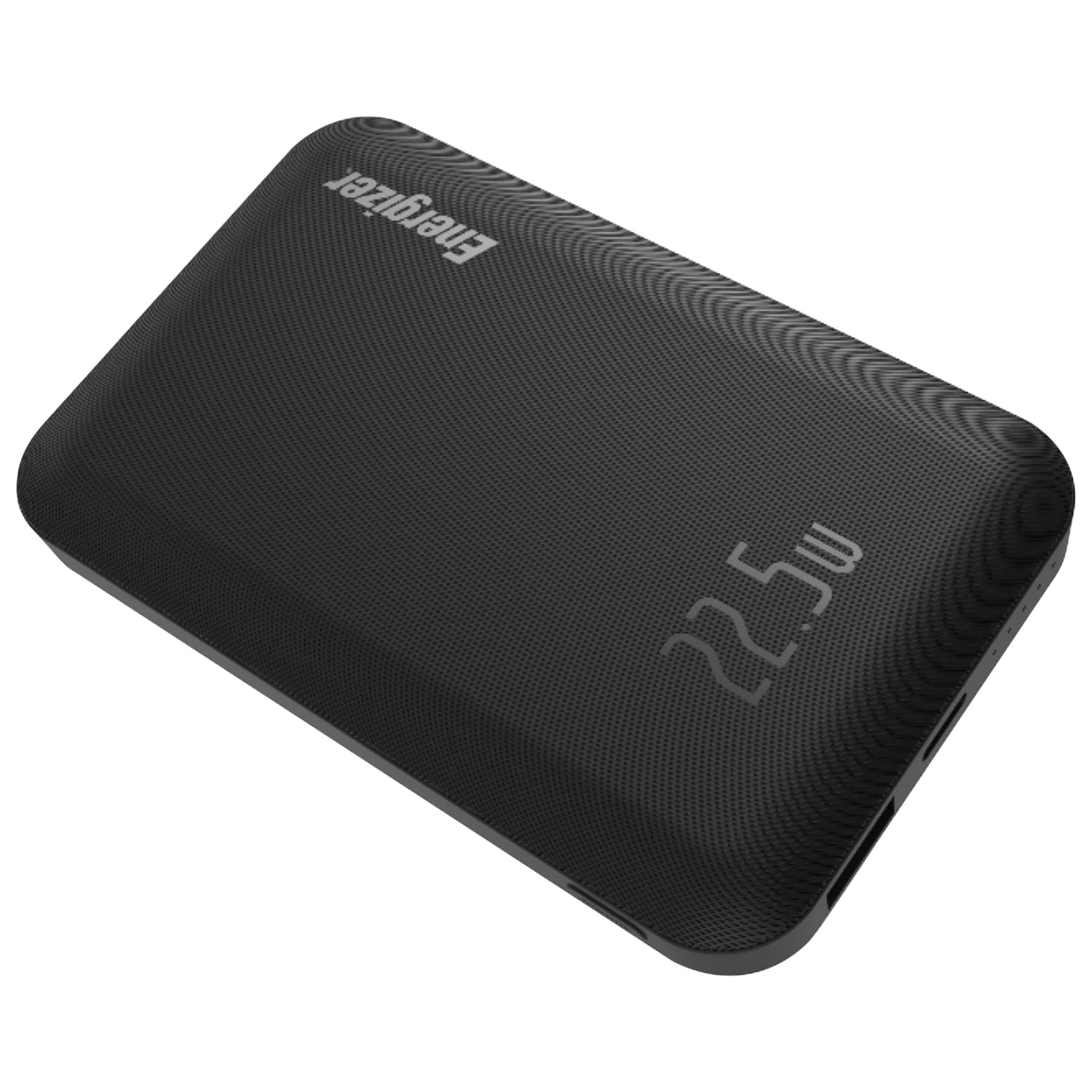 Chargeur portable sans fil magnétique Qi USB-C/USB-A de 10 000 mAh d'Energizer - Noir