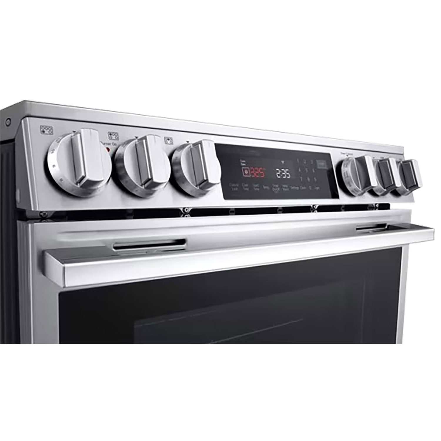 LG 30" 6.3 Cu. Ft. True Convection 5-Element Slide-In Induction Air Fry Range - Stainless Steel