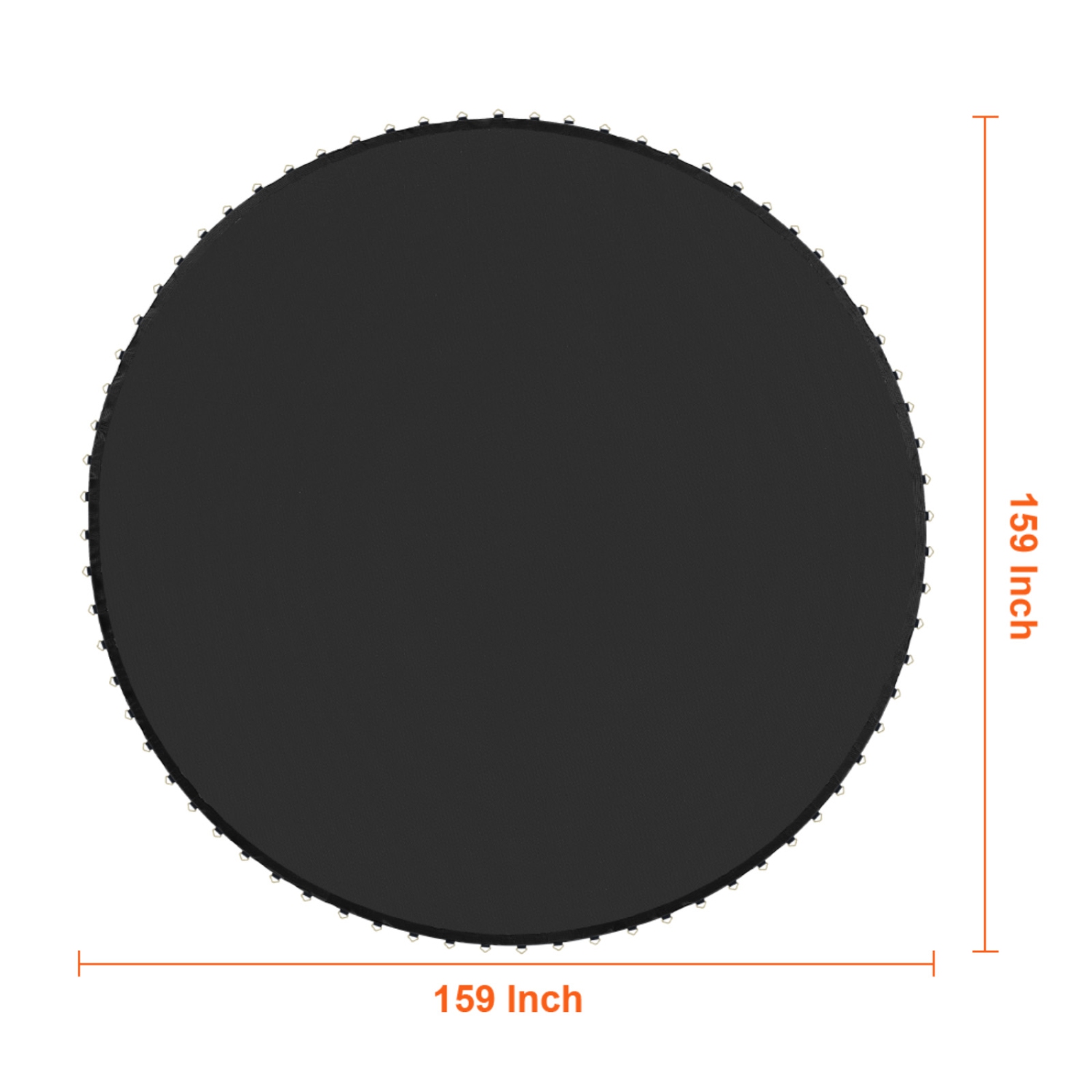 VEVOR 15ft Replacement Trampoline Mat, Universal Jumping Mat for 15ft Round Trampoline, Reinforce UV-Resistant Mat with Spring Tool & Durable