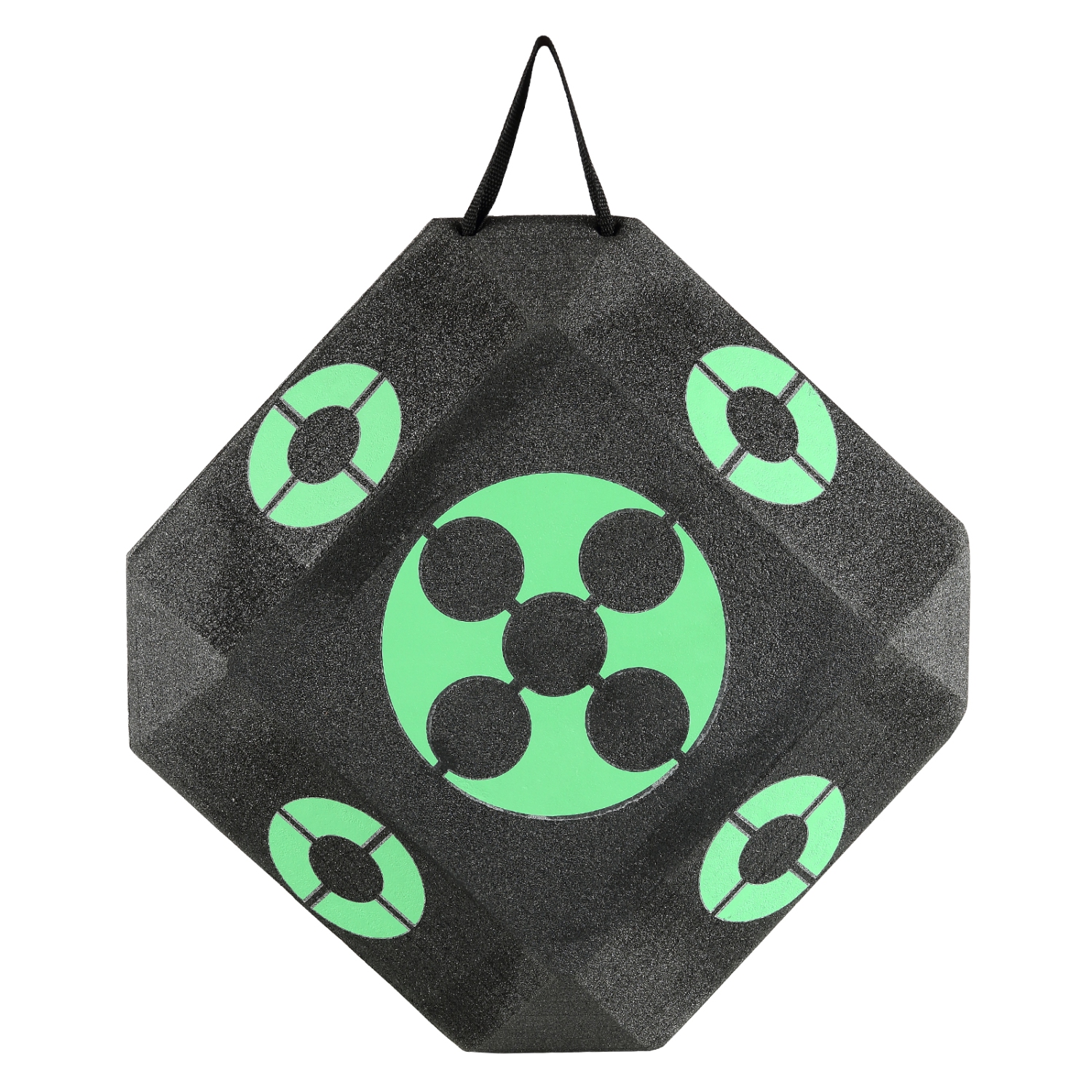 VEVOR 15"x15" Archery Target, All-side Shotting Archery Arrow Target, Outdoor Portable Archery Target with Carry Handle, Easy Arrow Removal, Great