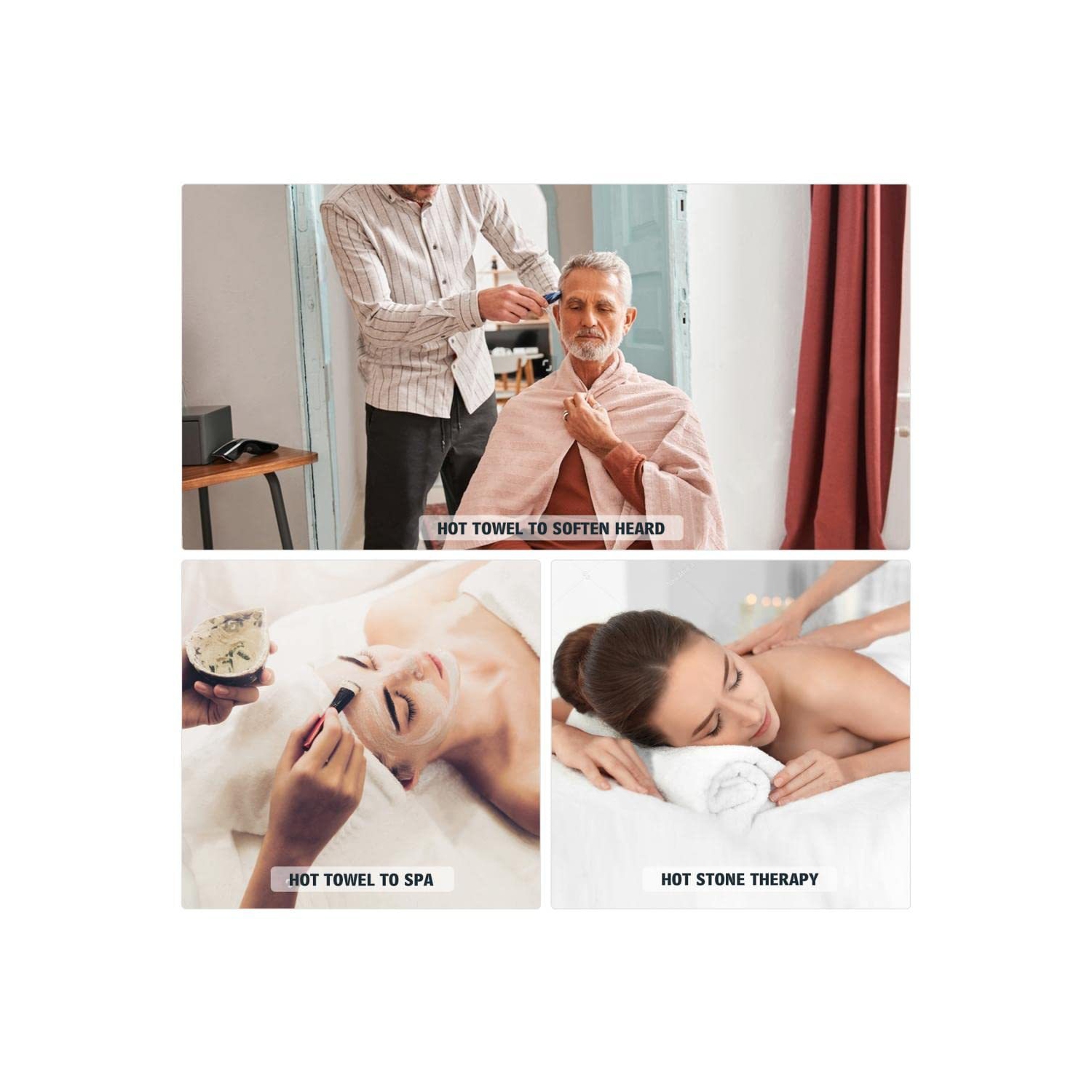 Chauffe-serviette, chauffe-serviette UV 5&nbsp;L Chauffe-serviette pour le bain chaud Utilisation idéale pour le spa du visage, la beauté des