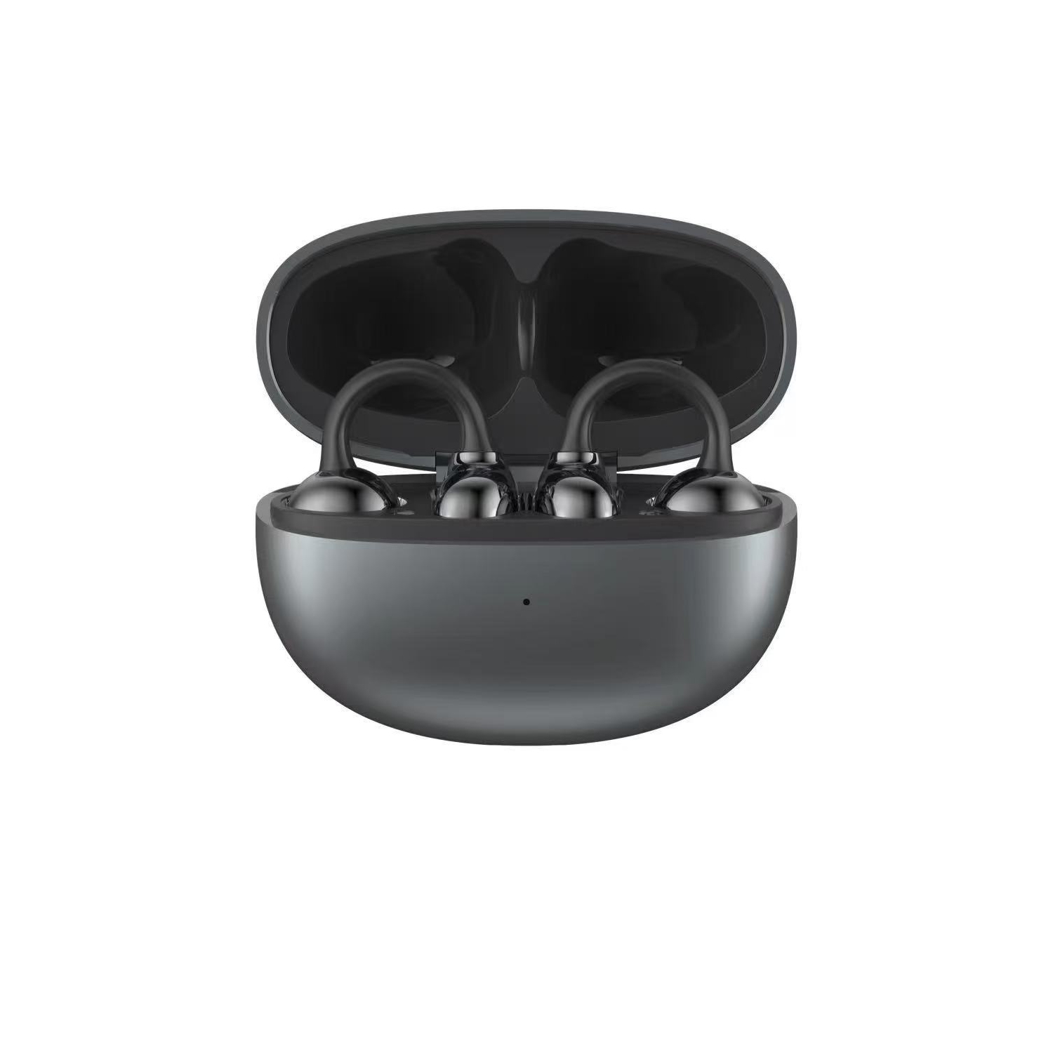 Nouveau casque Bluetooth, écouteurs sport S6 à pince, casque Bluetooth sans fil de grande valeur, réduction du bruit, blanc ivoire