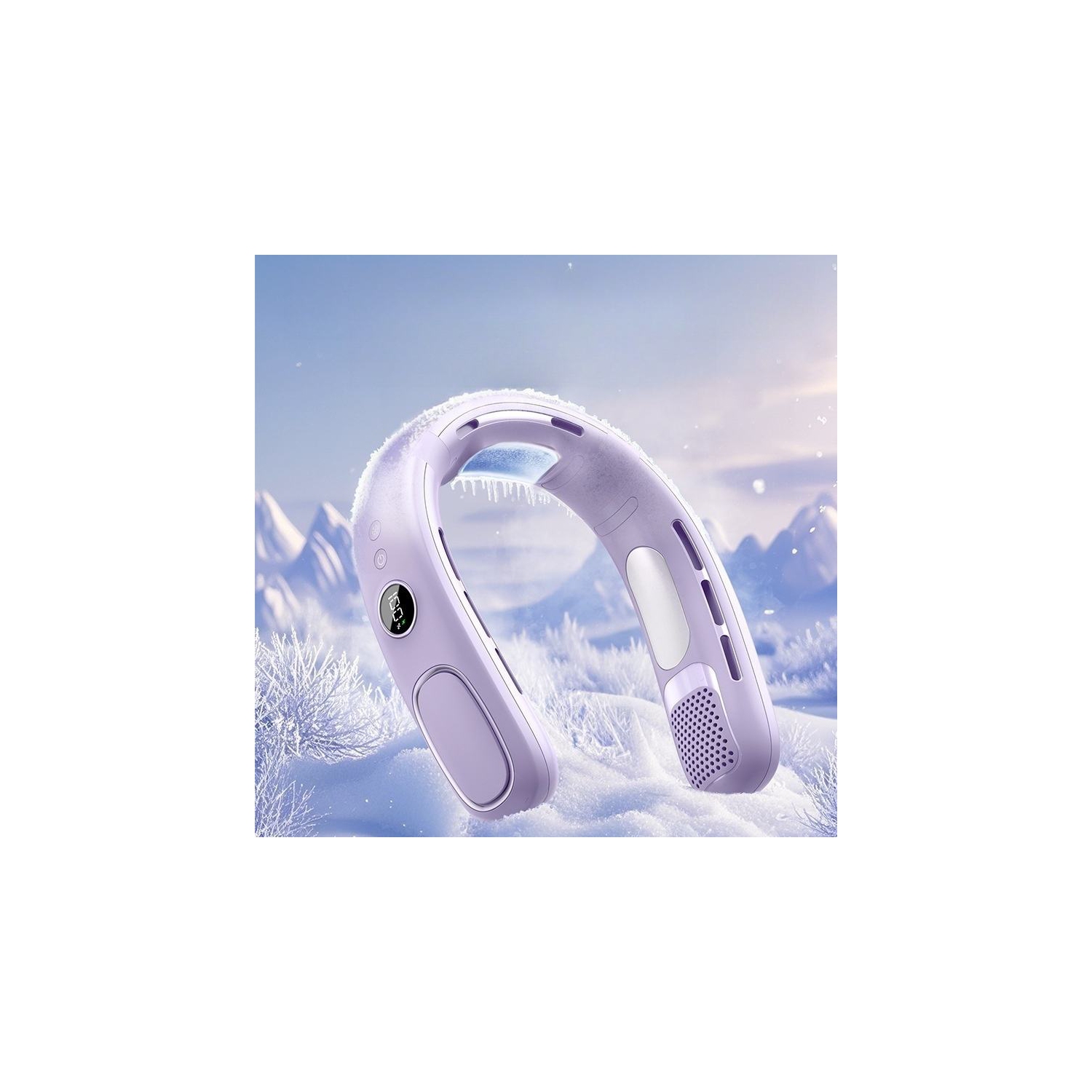 Semiconductor Refrigeration Neck Fan N90 Semiconductor Refrigeration Fan 7.6W Powerful Refrigeration + Ice Pack 8 Hours of Battery Life | 5 Wind