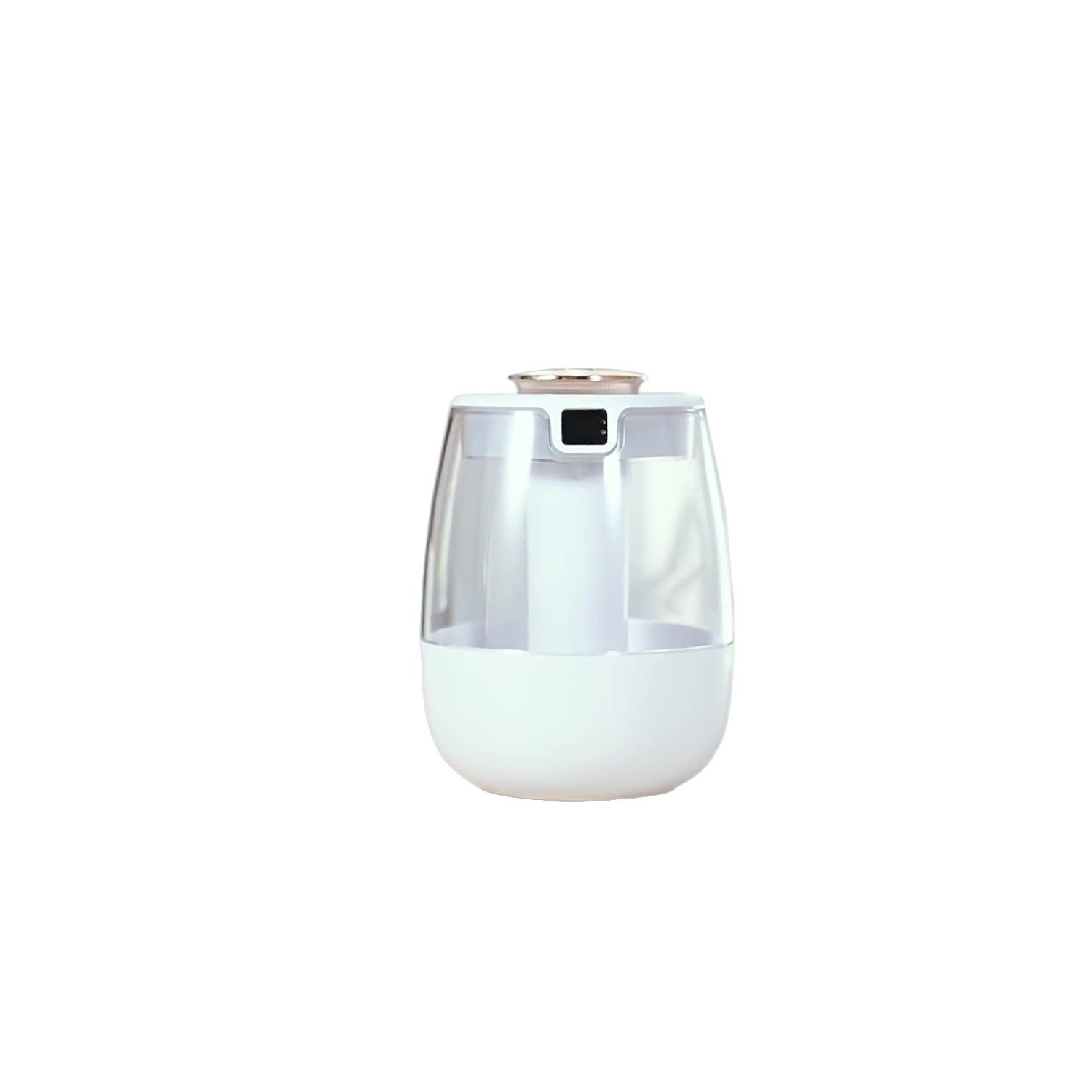 Humidificateur grand vaporisateur, petit humidificateur USB de bureau pour la maison, utilisation à la maison, affichage numérique humidité, double