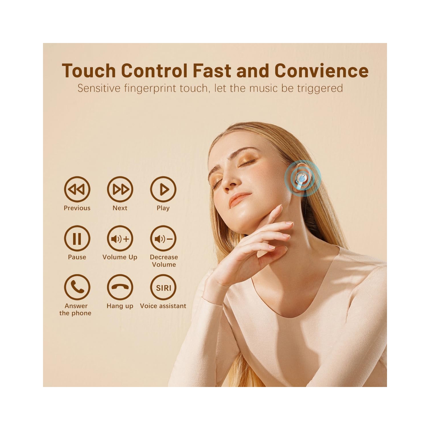 Nouveau casque Bluetooth, réduction du bruit intra-auriculaire sans fil, longue autonomie, qualité sonore élevée, modèle privé, écran LED, couleur de