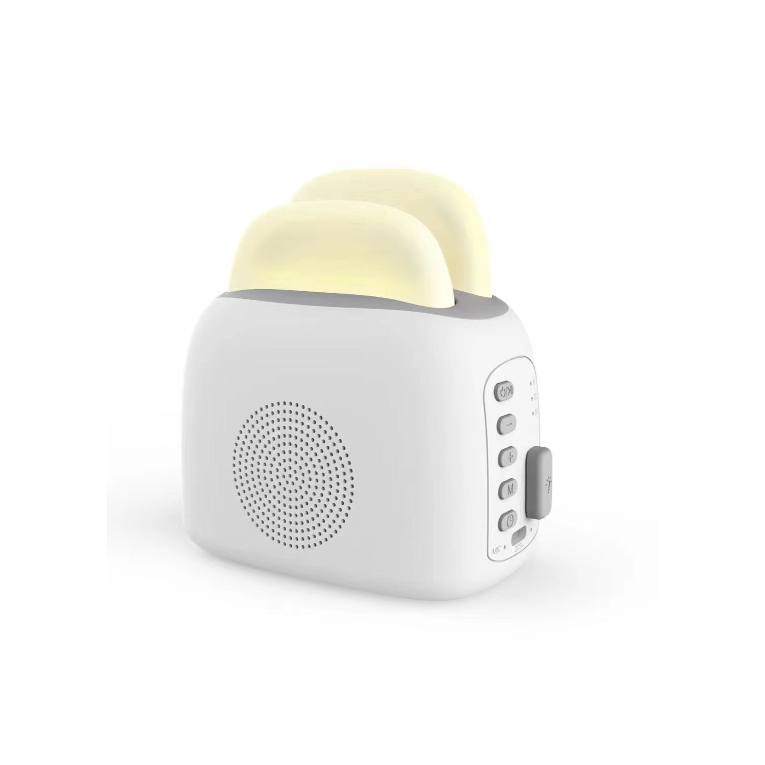 Veilleuse à bruit blanc de bébé 3 en 1 avec haut-parleur Bluetooth, minuterie, appareil sonore de lampe de chevet multifonction pour chambre à coucher