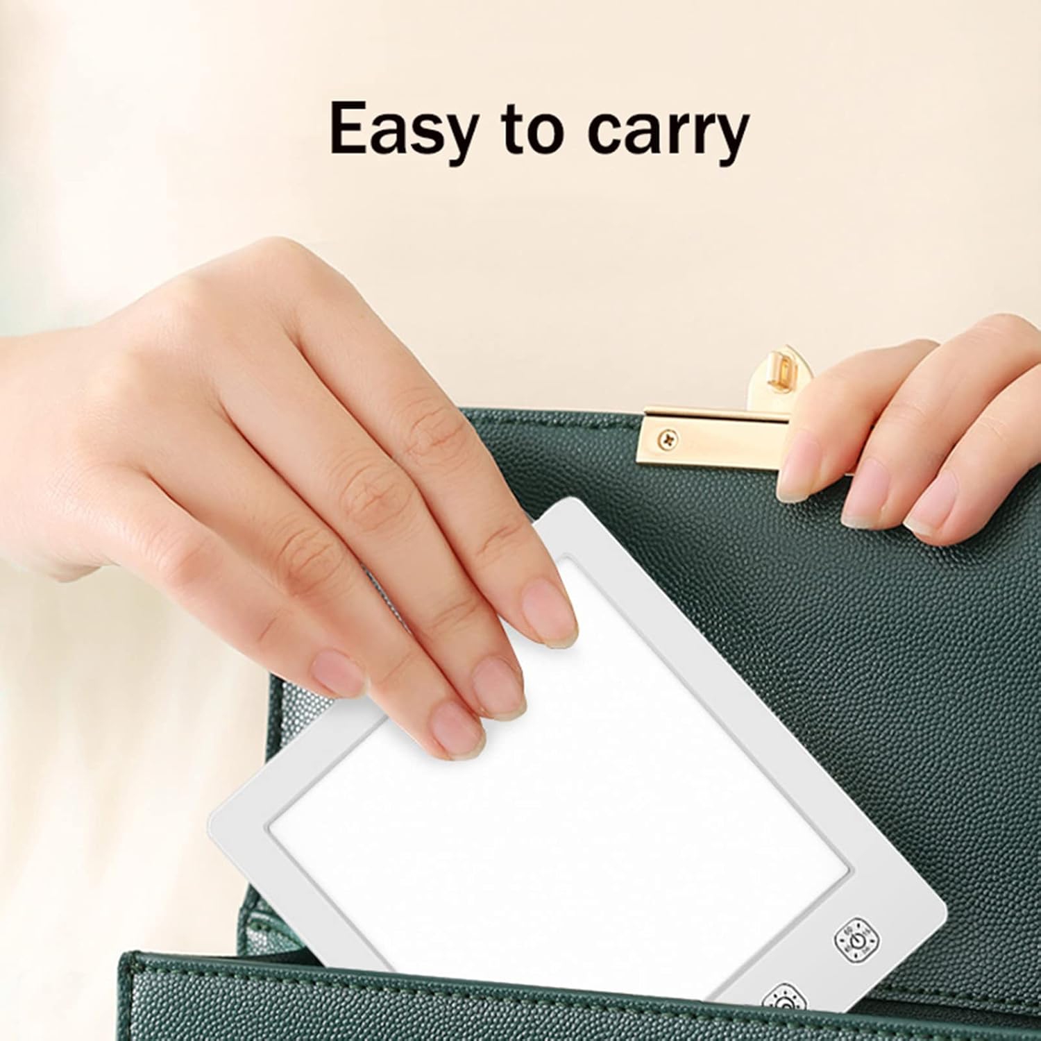 Lampe de luminothérapie, lumière de thérapie sans UV de 10000 lux, lampe solaire avec 3 température de couleur, lumière heureuse pour le bureau à