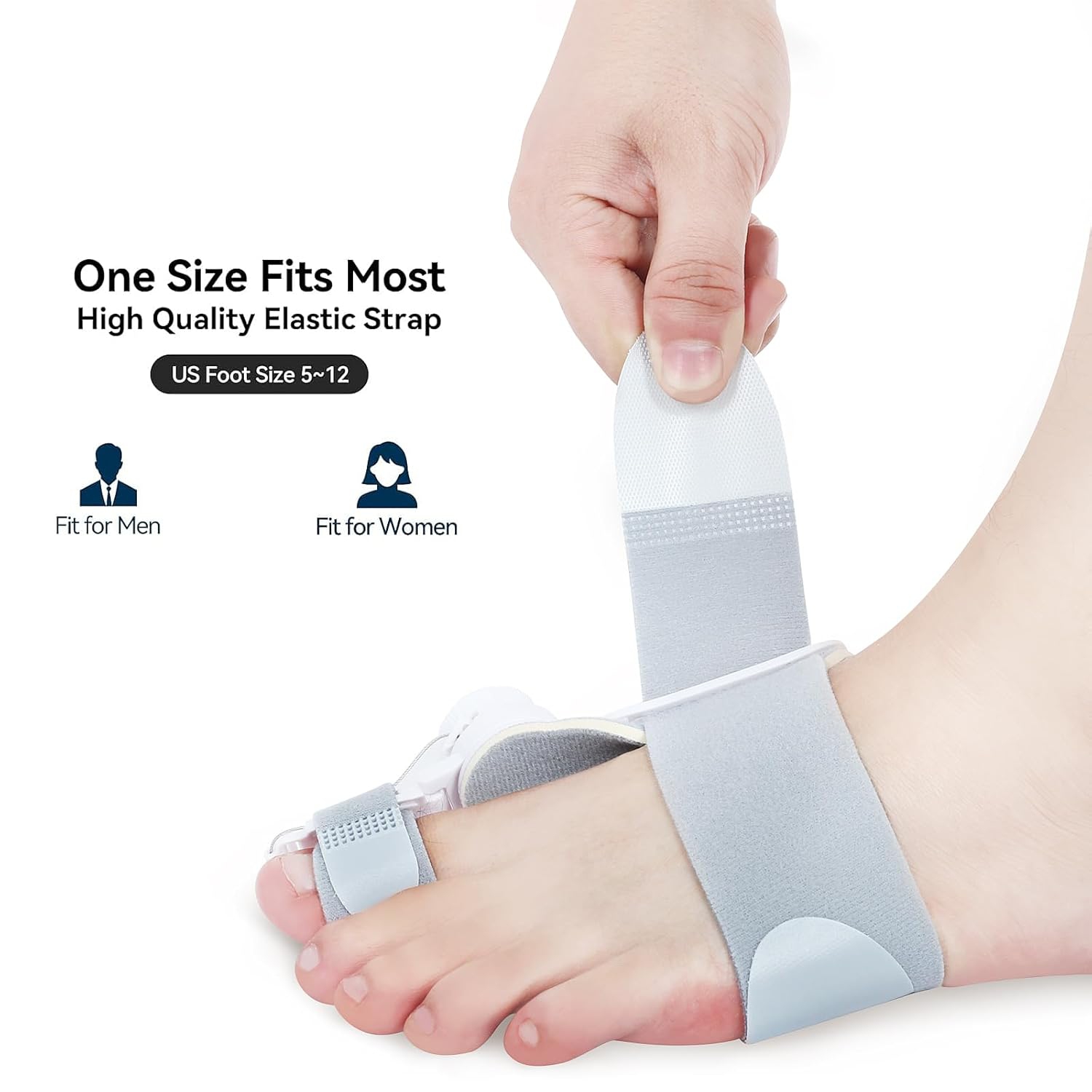 Bunion Corrector Big Toe Straightener Adjustable Bunion Splint for Bunion Relief Orthopedic Toe Separators Brace for Women Men