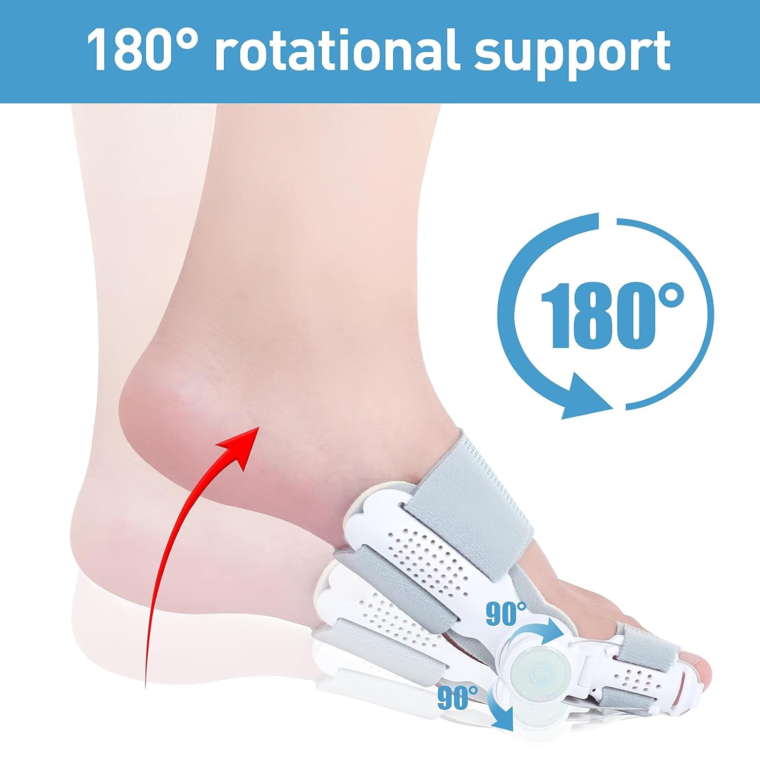 Bunion Corrector Big Toe Straightener Adjustable Bunion Splint for Bunion Relief Orthopedic Toe Separators Brace for Women Men