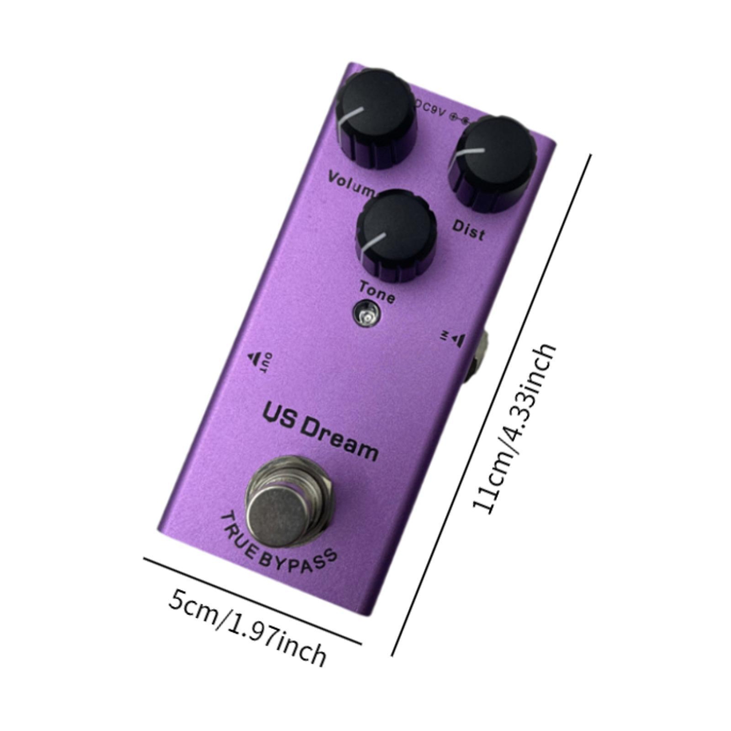 Overdrive | Warm and full sound | For all styles | Professional guitar effects | Purple - American Distortion