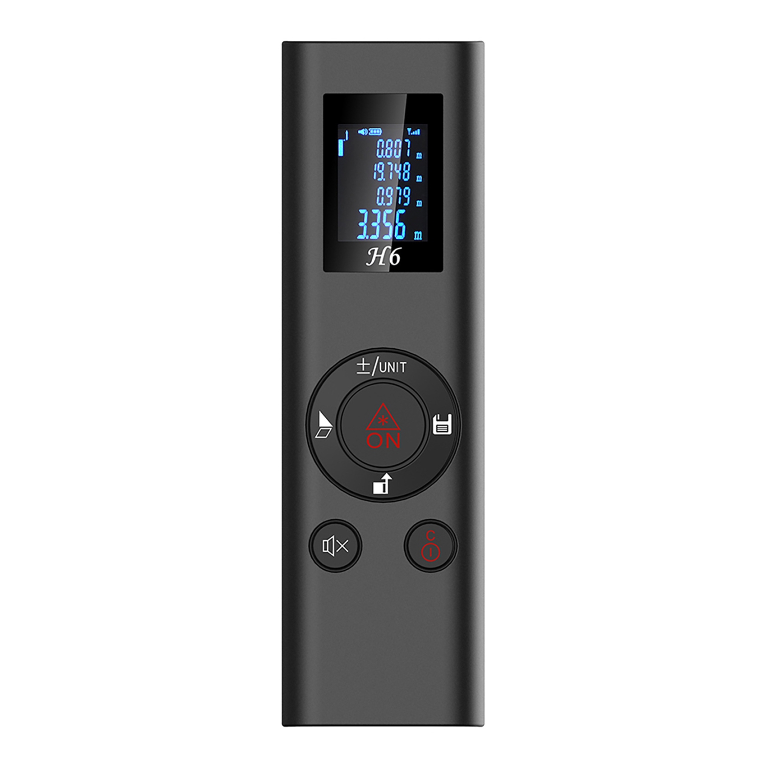 Pocket mini TYPE C charging 40 meters handheld laser rangefinder high precision storage function distance measurement