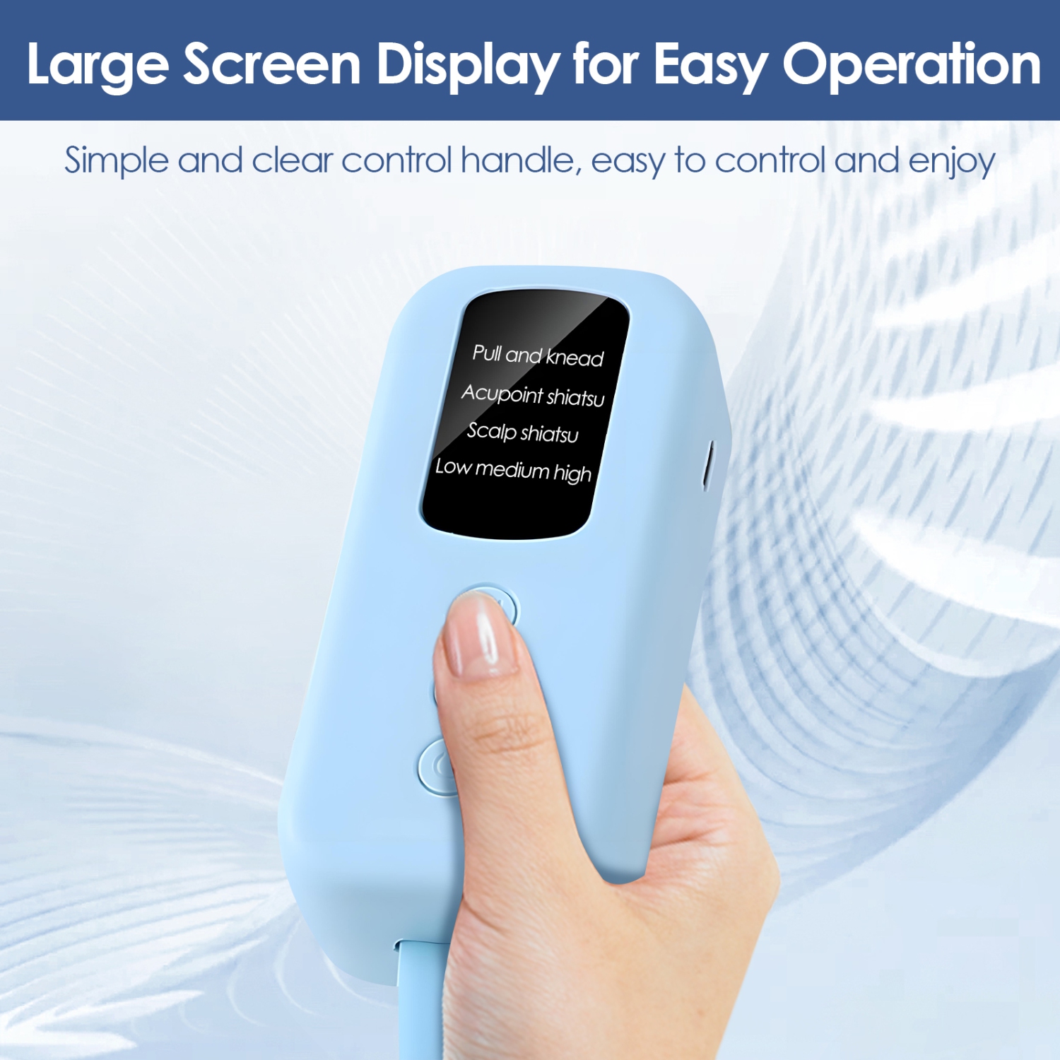 Appareil de massage intelligent pour la tête, appareil de massage électrique pour le sommeil à domicile, massage avec coussin gonflable à trois