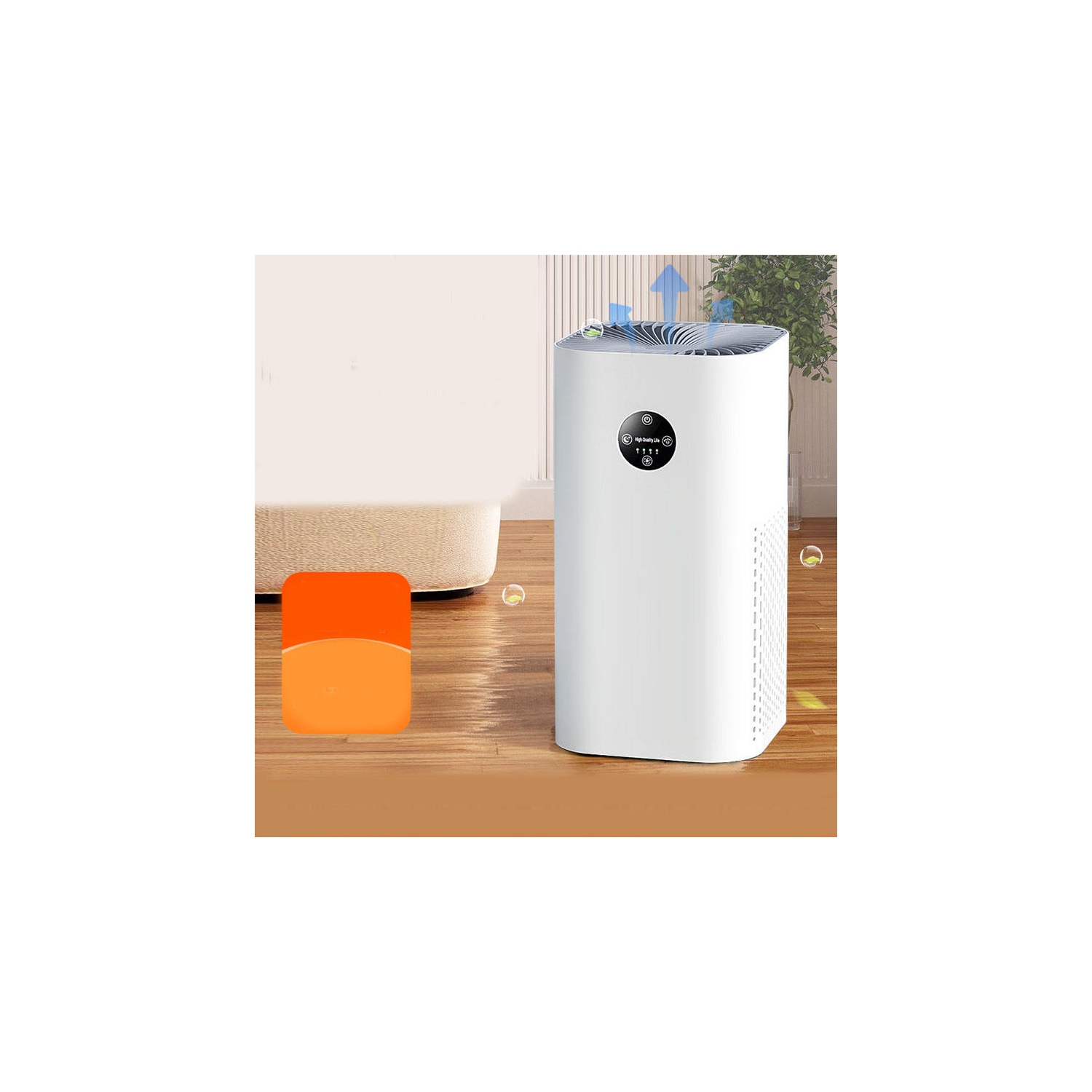 Negative ion air purifier, household formaldehyde purifier, disinfection machine, hotel purifier, smoke removal, gift, white