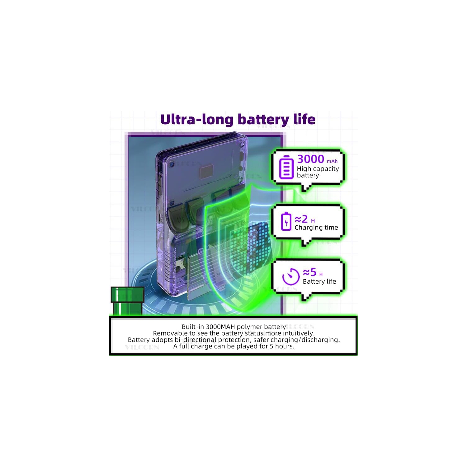 Console de jeu portative R36S Retro écran IPS 3,5&nbsp;po Lecteur de console de jeu vidéo intégré 22000 jeux 128G Support GBA GB MAME 26 Emulateur