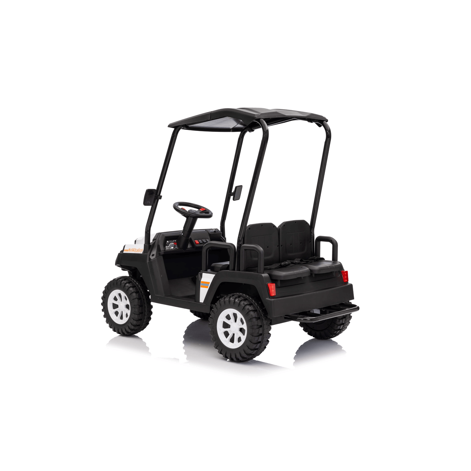 4-Seater 24V Golf Buggy Kids Ride-On Car, 4WD, Rubber Tires, Leather Seat, With RC