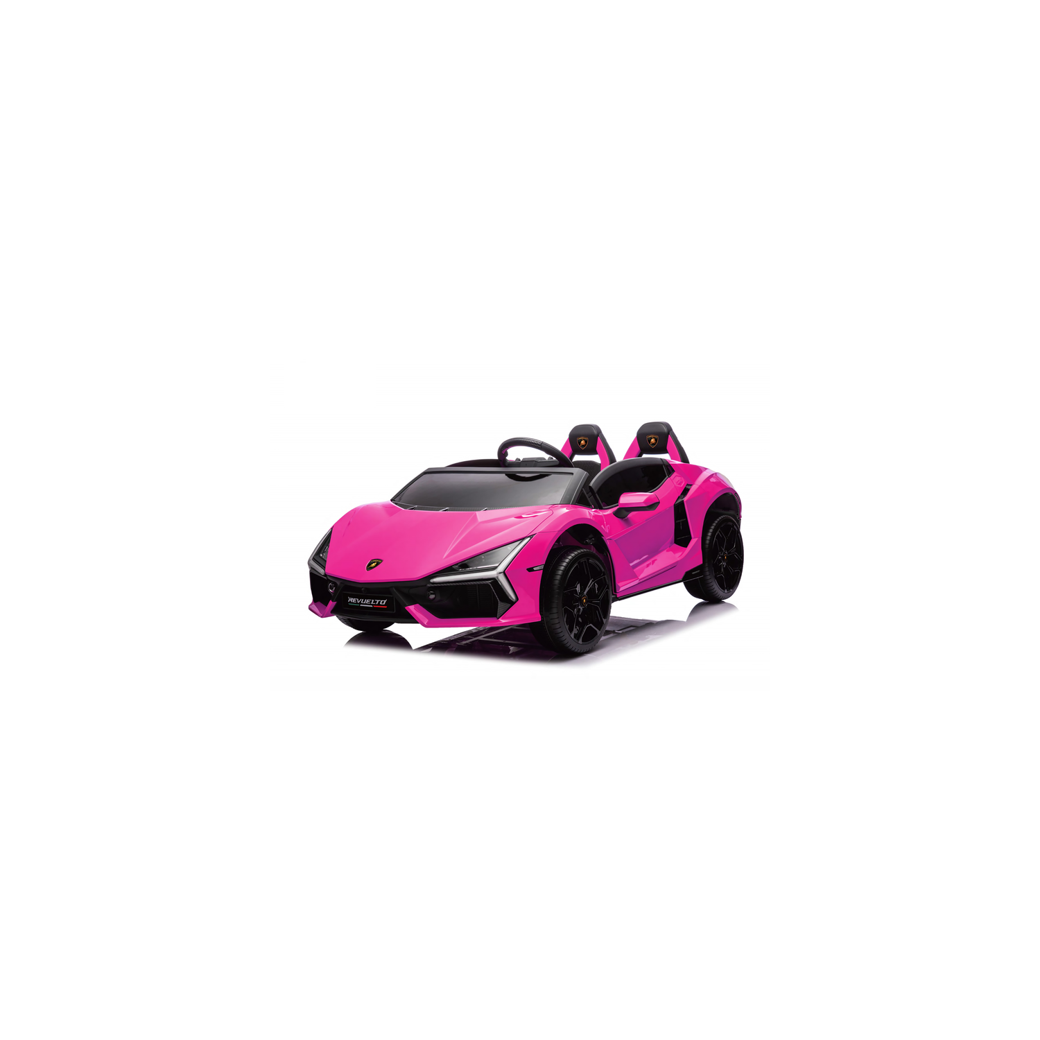 Licensed 24V Lamborghini Revuelto Kids Ride-on Car, Rubber Tires, Leather Seat With RC