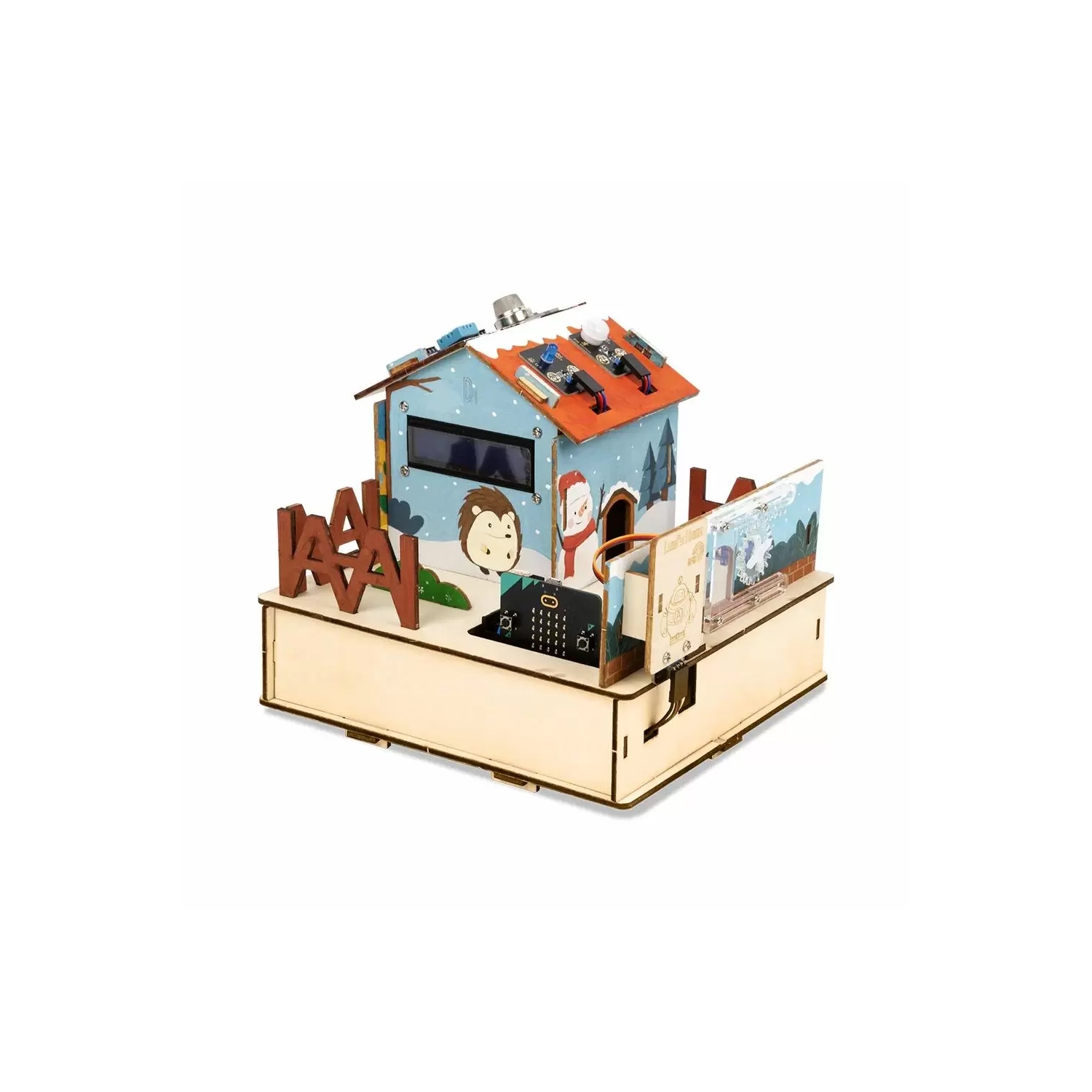 ACEBOTT Smart Home IoT Starter Kit - Arduino & ACECode Scratch - Includes Micro:Bit Board, STEM DIY Programming Kit for Kids 8+ | QE005