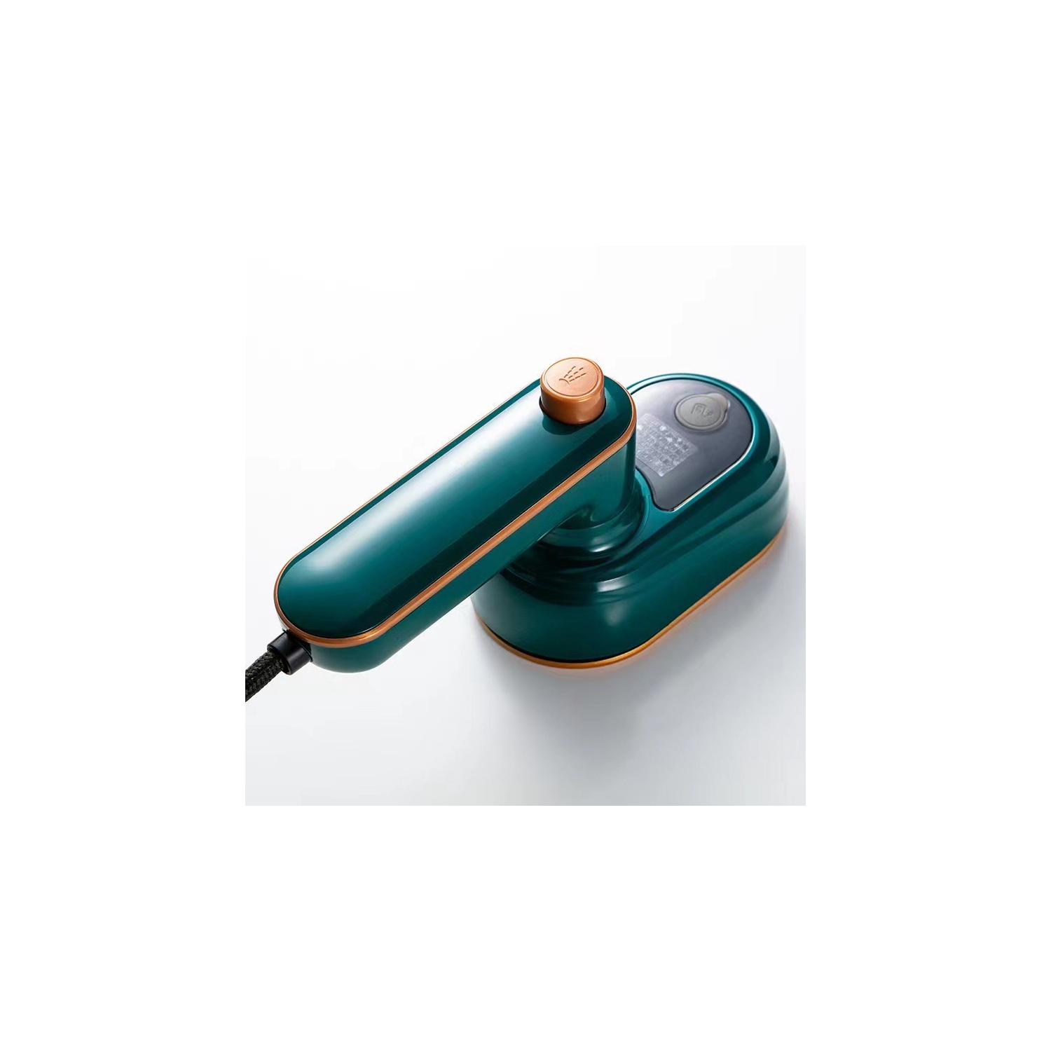 Electric iron handheld hanging ironing machine, portable household handheld ironing machine, mini small rotating folding iron, dark green