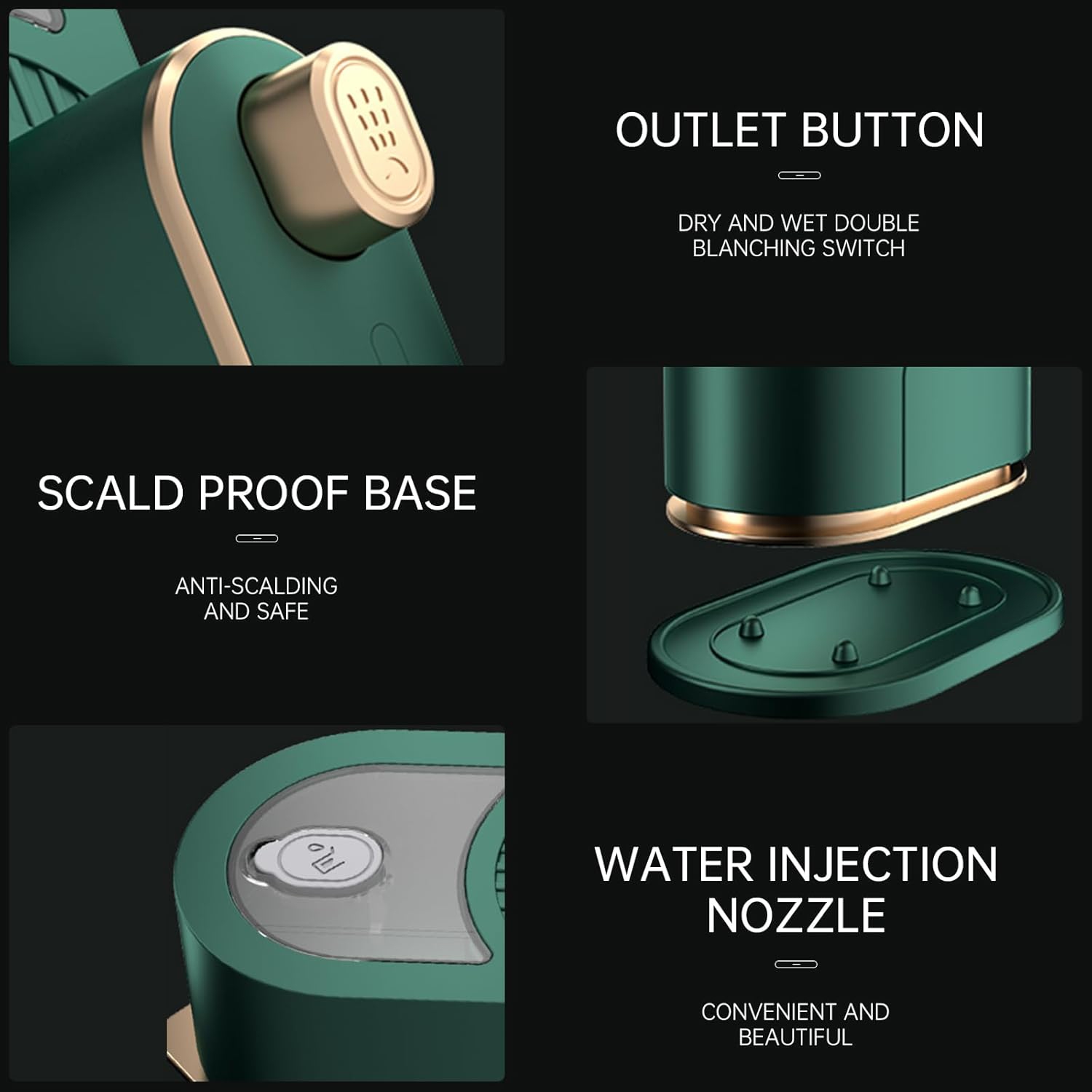 Folding electric iron, small portable electric iron for home use, mini ironing tool for dormitory travel