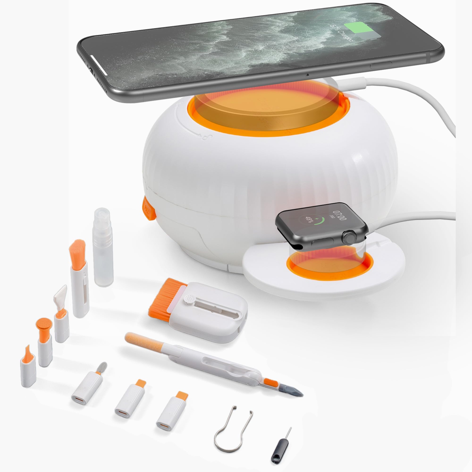 Electronics Cleaner Kit Cleaning Set for Phone Earbuds Laptop Keyboard Screen Cleaning Spray Tool Clean Brush Device