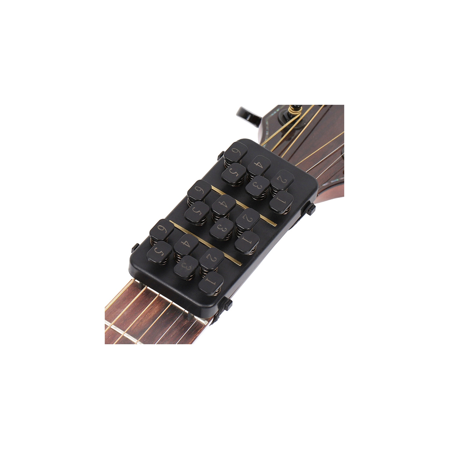 Entraîneur d'accords de guitare, outil d'apprentissage de guitare avec tableau d'accords de guitare, outil changeur d'accords de guitare pour guitare