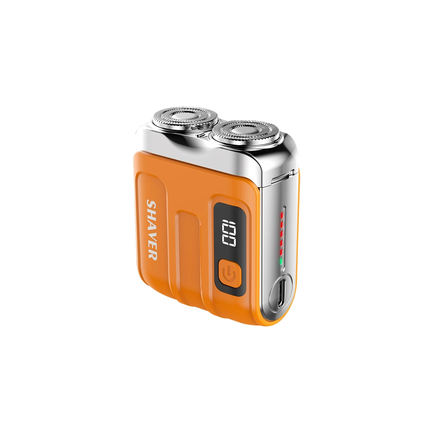 Electric Smart Shaver Digital Display Travel Shaver Mini Dual Blade Waterproof Men's Shaver Portable Beard Trimmer