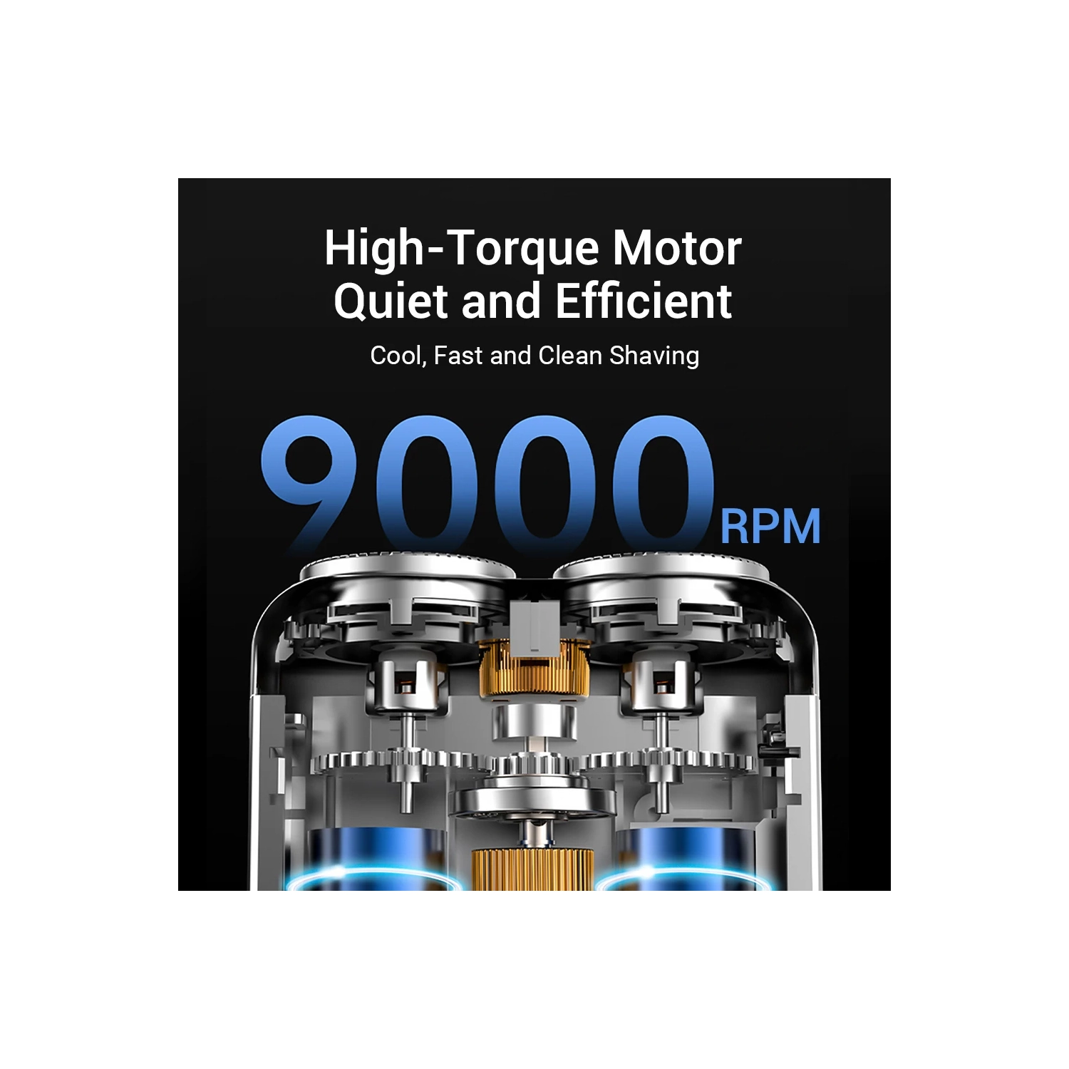 Electric Smart Shaver Digital Display Travel Shaver Mini Dual Blade Waterproof Men's Shaver Portable Beard Trimmer