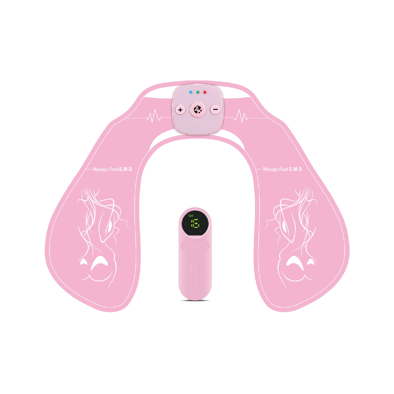 Booty Trainer avec télécommande 6 modes Encre de fessier intelligente réglable EMS Stimulateur musculaire Buttock Training Patch