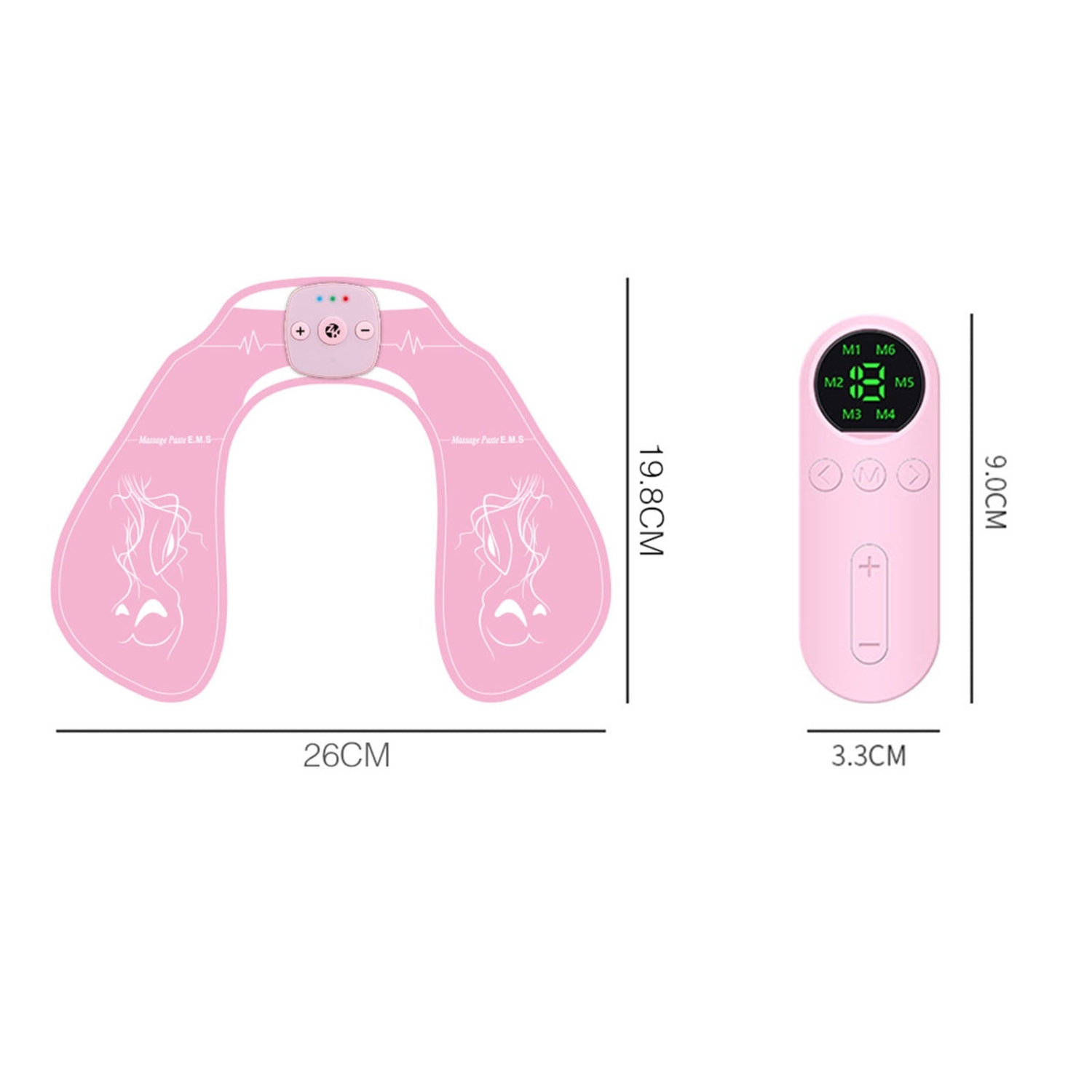 Booty Trainer avec télécommande 6 modes Encre de fessier intelligente réglable EMS Stimulateur musculaire Buttock Training Patch