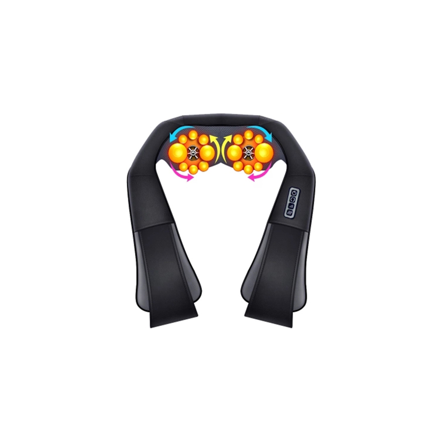 Appareil de massage shiatsu chauffant pour le cou et les épaules de massage en profondeur pour les muscles relaxants