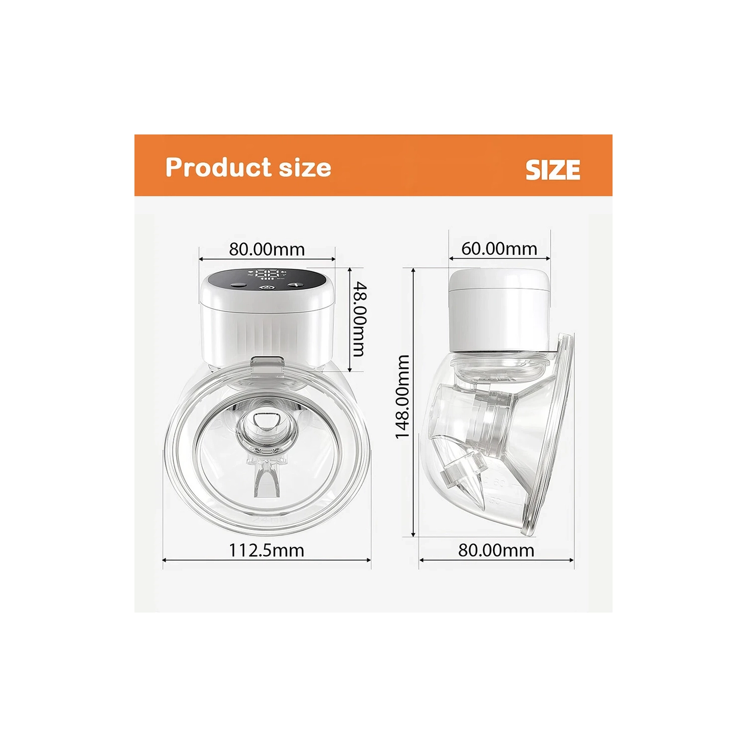 Tire-lait électrique Appareil tout-en-un prêt-à-porter intelligent Tire-lait automatique silencieux Tirez vos mains libres - Blanc